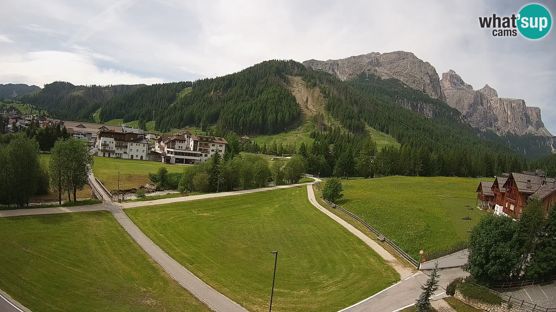 Corvara webcam | Spektakuläre Ausblicke auf die Sellagruppe