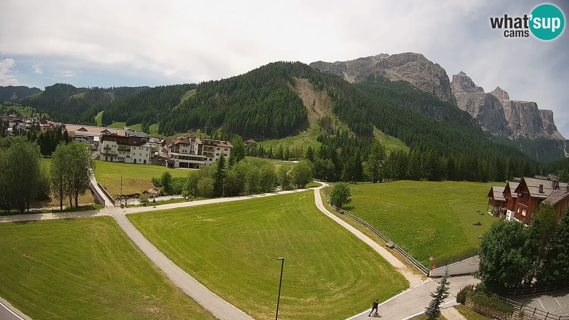 Corvara webcam | Spektakuläre Ausblicke auf die Sellagruppe