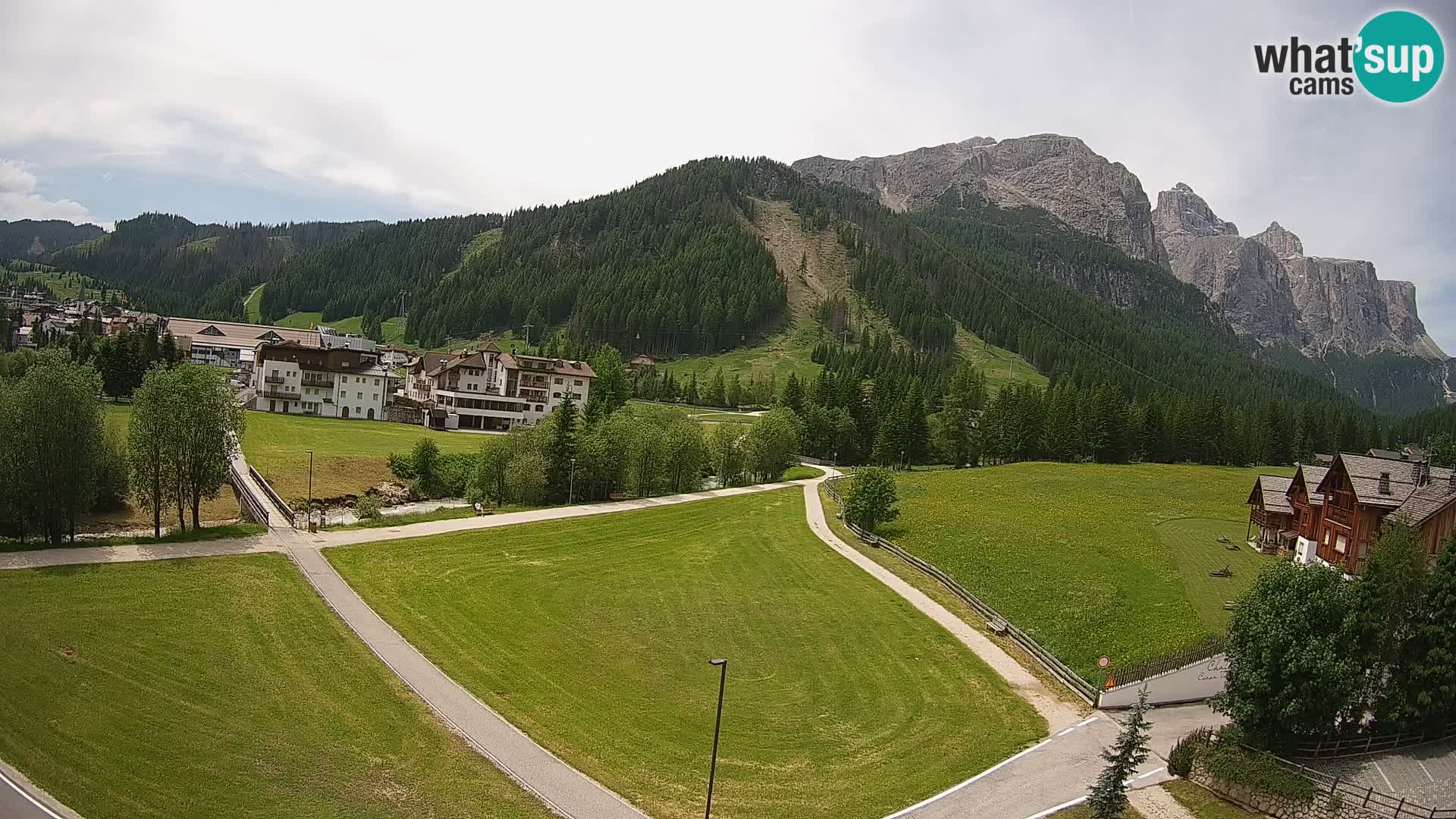 Camera en vivo Corvara | Vistas espectaculares del Grupo Sella