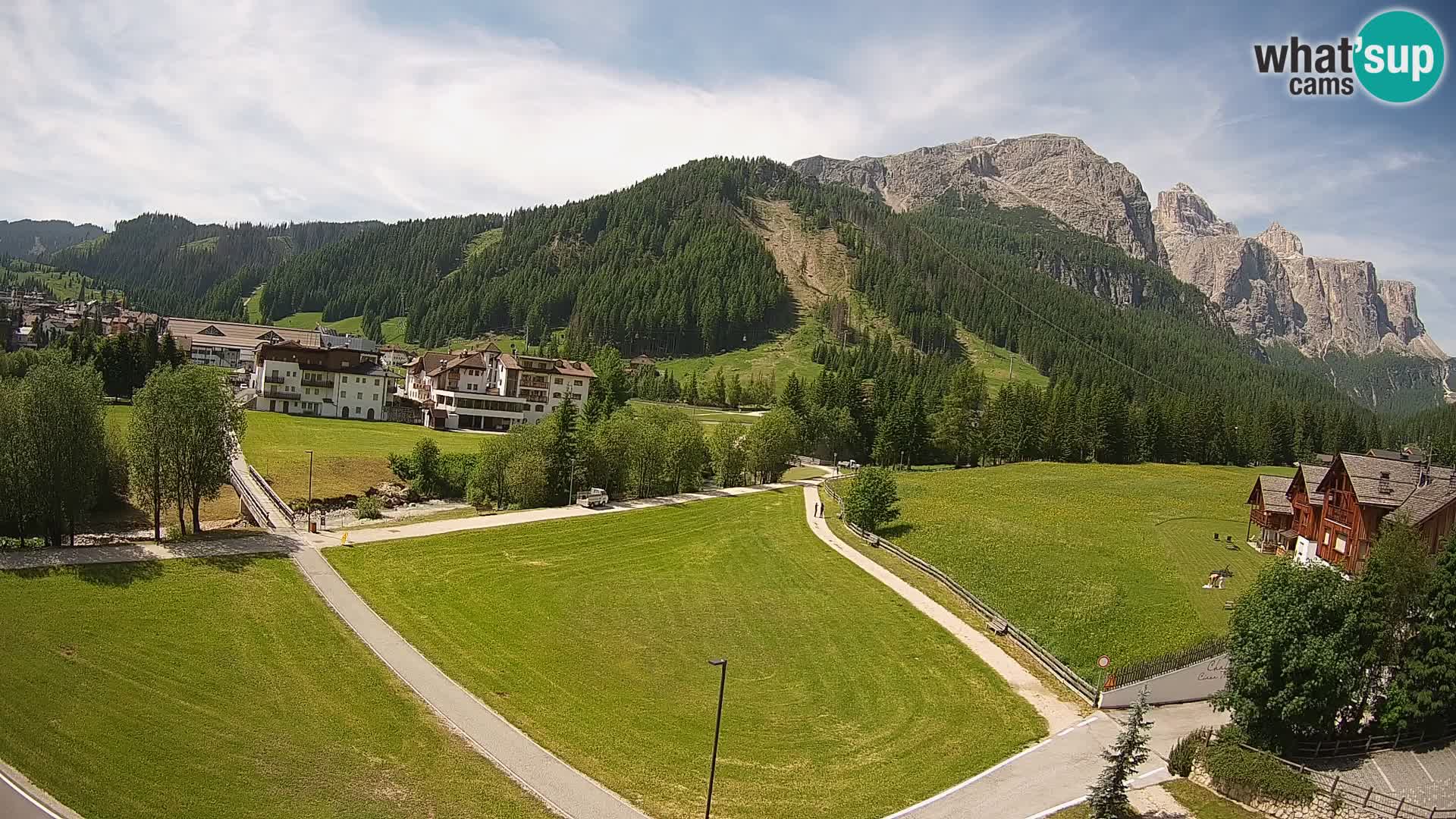 Webcam Corvara in Badia: Spectacular Views of the Sella Group