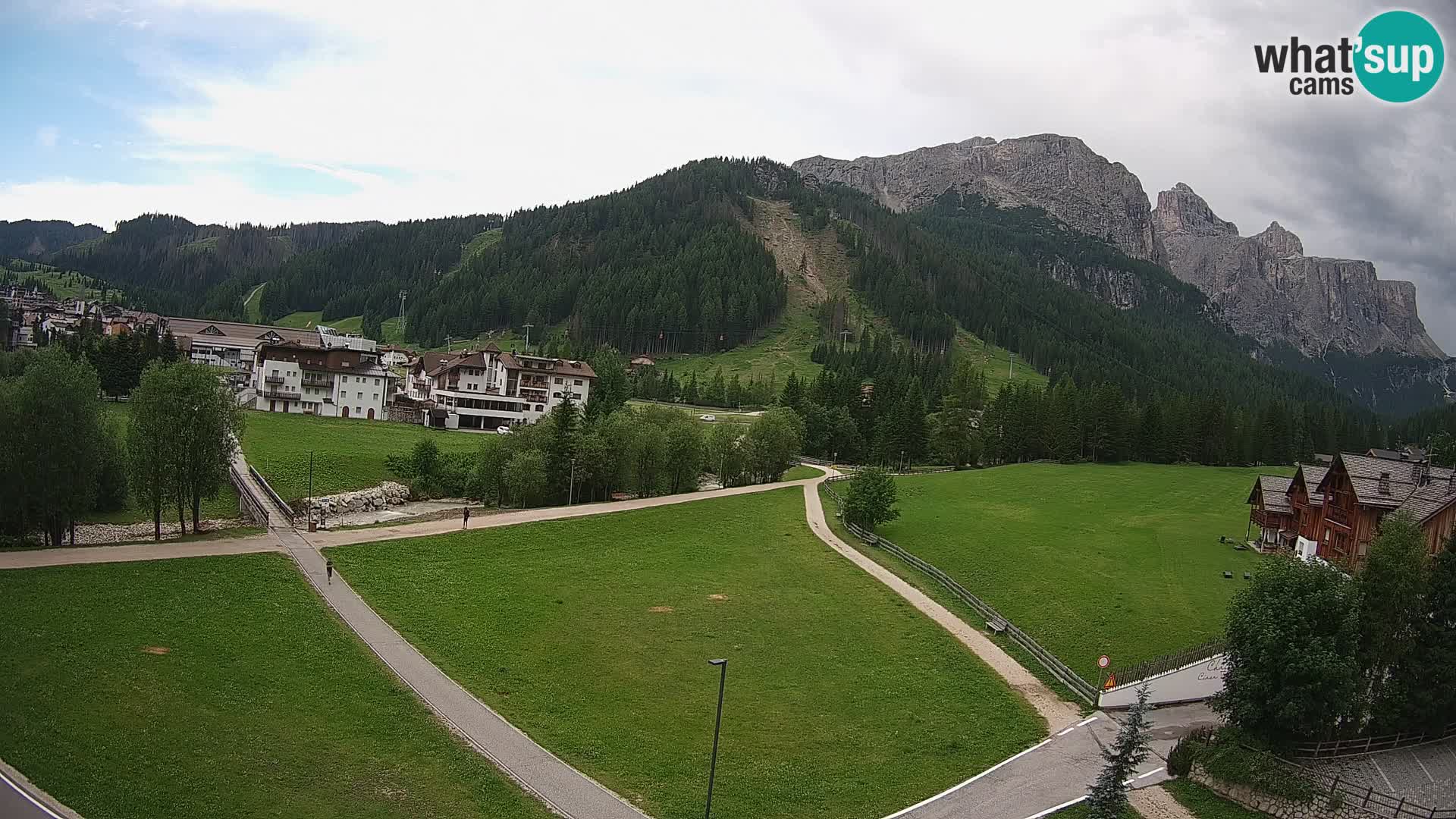 Corvara webcam | Spektakuläre Ausblicke auf die Sellagruppe
