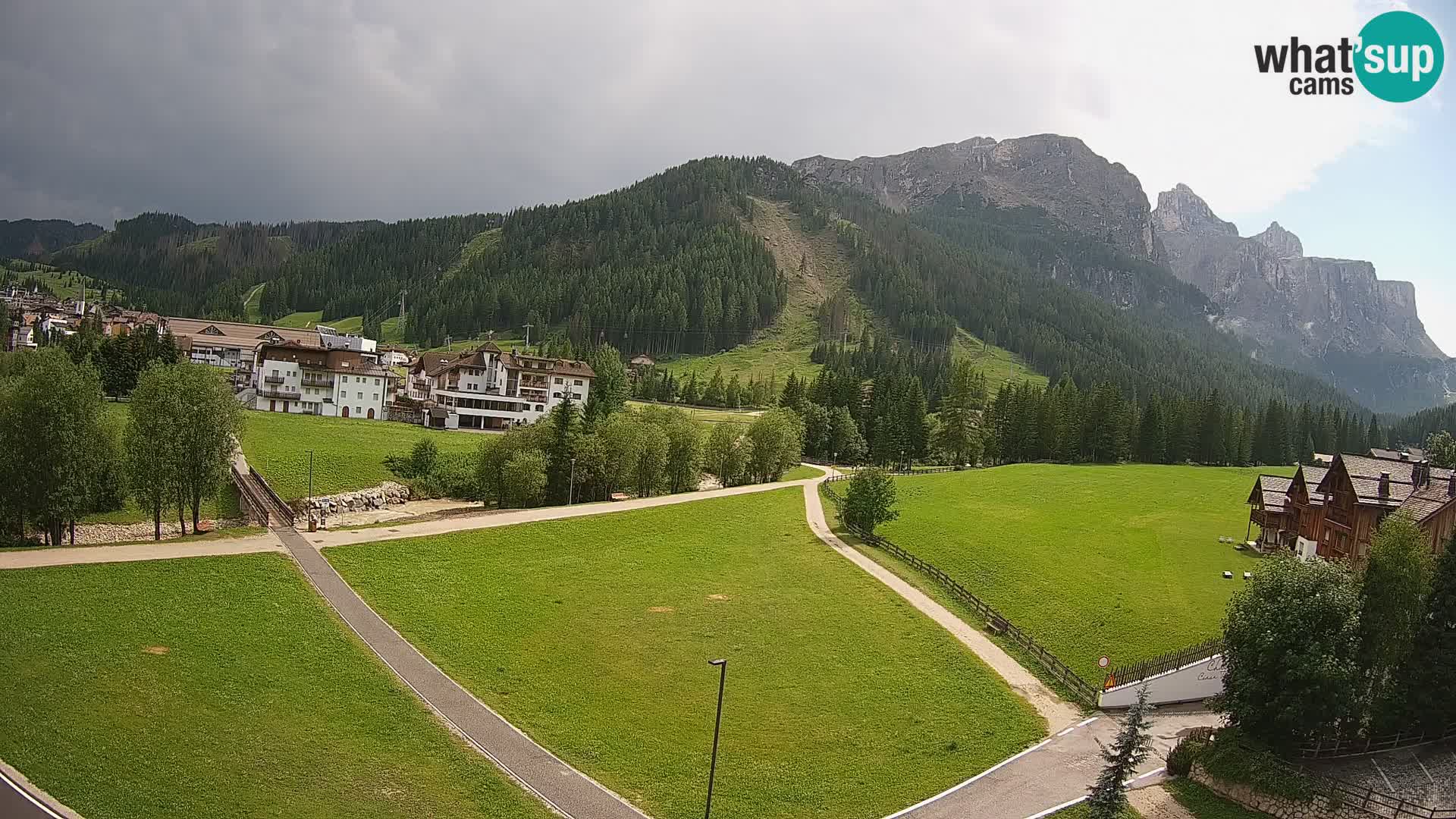 Webcam Corvara in Badia: Spectacular Views of the Sella Group