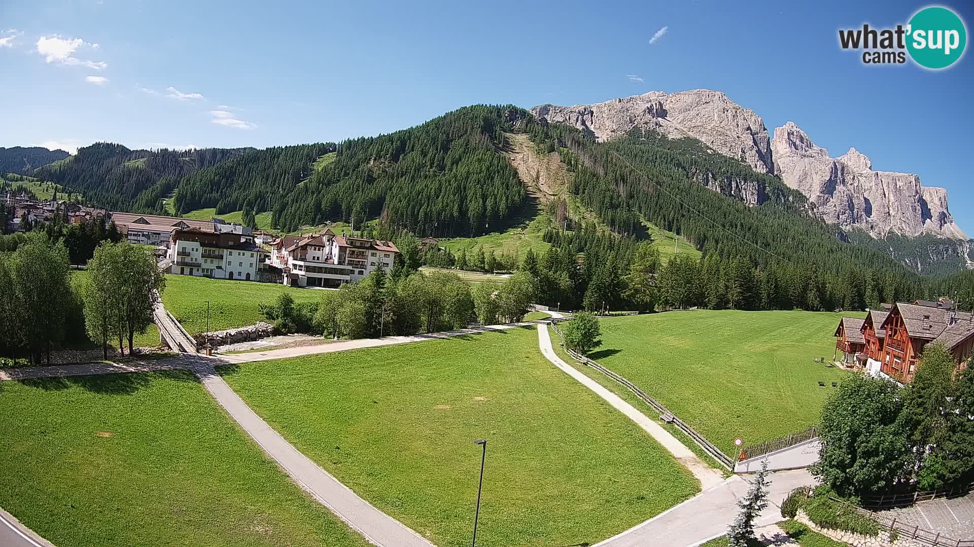 Webcam Corvara | Vista spettacolare Gruppo del Sella