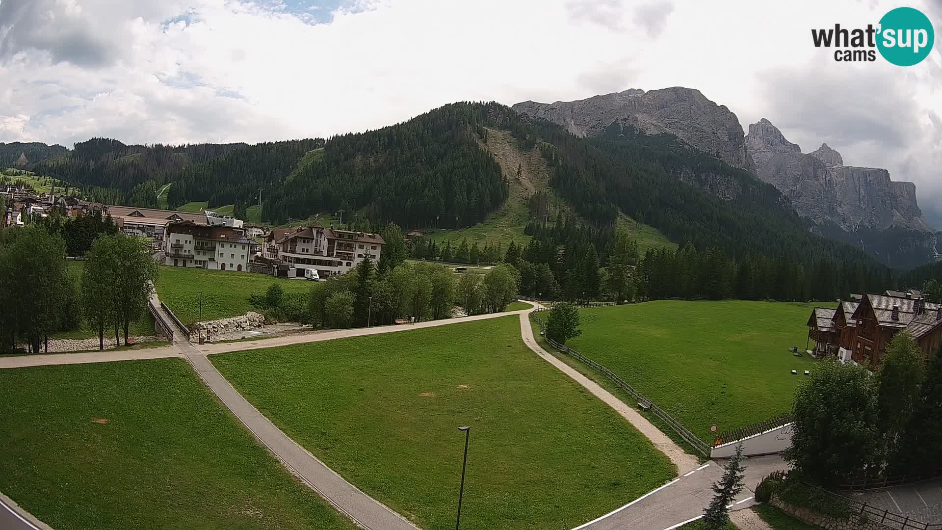 Webcam Corvara in Badia: Spectacular Views of the Sella Group