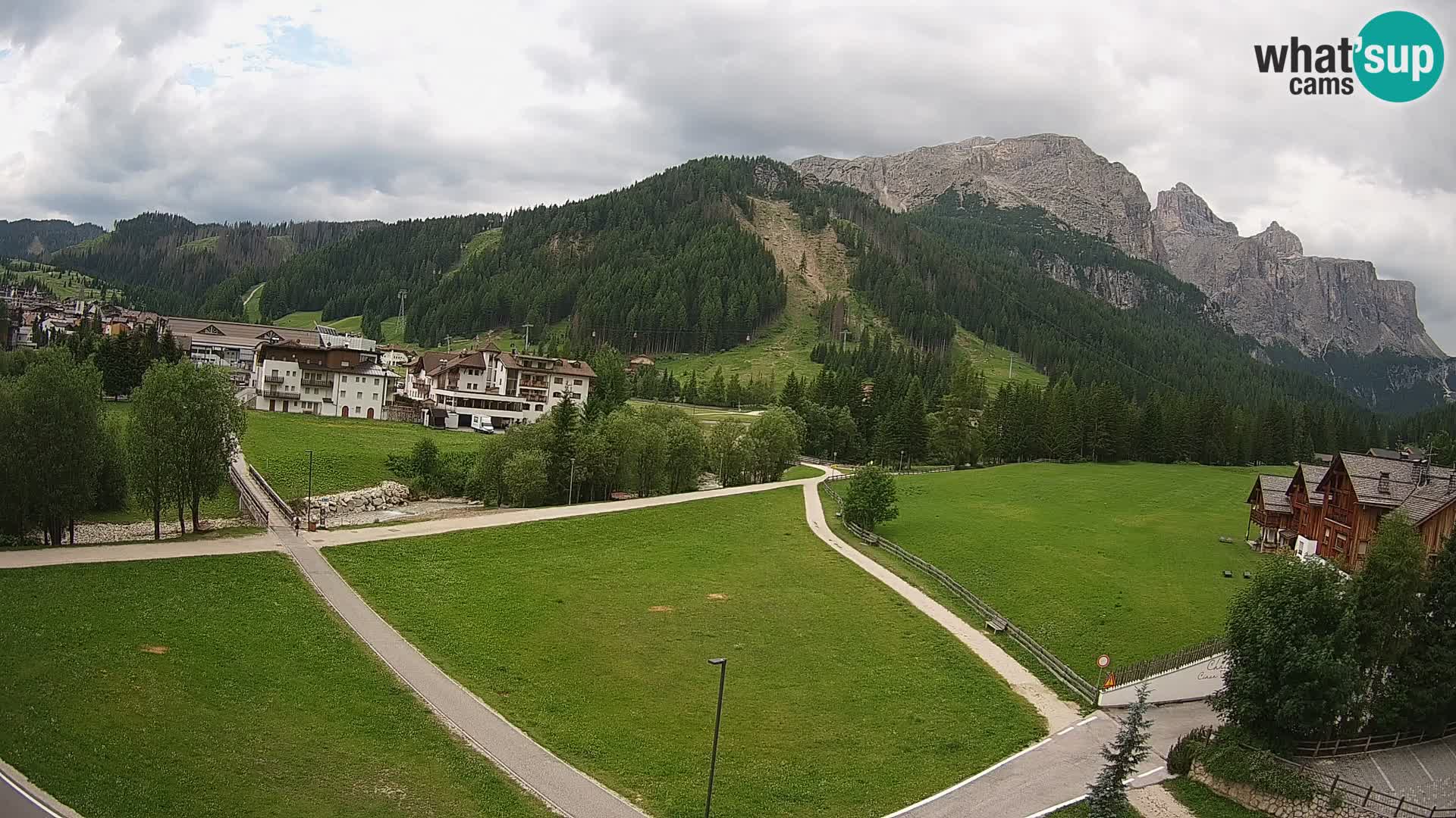 Corvara webcam | Spektakuläre Ausblicke auf die Sellagruppe