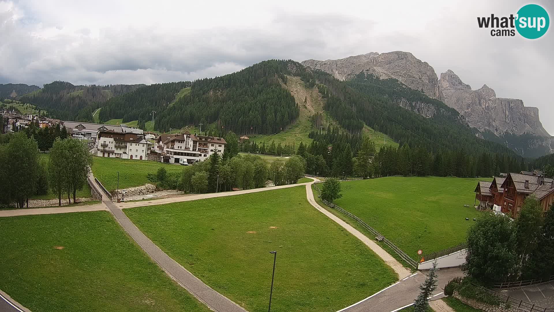 Webcam Corvara in Badia: Spectacular Views of the Sella Group