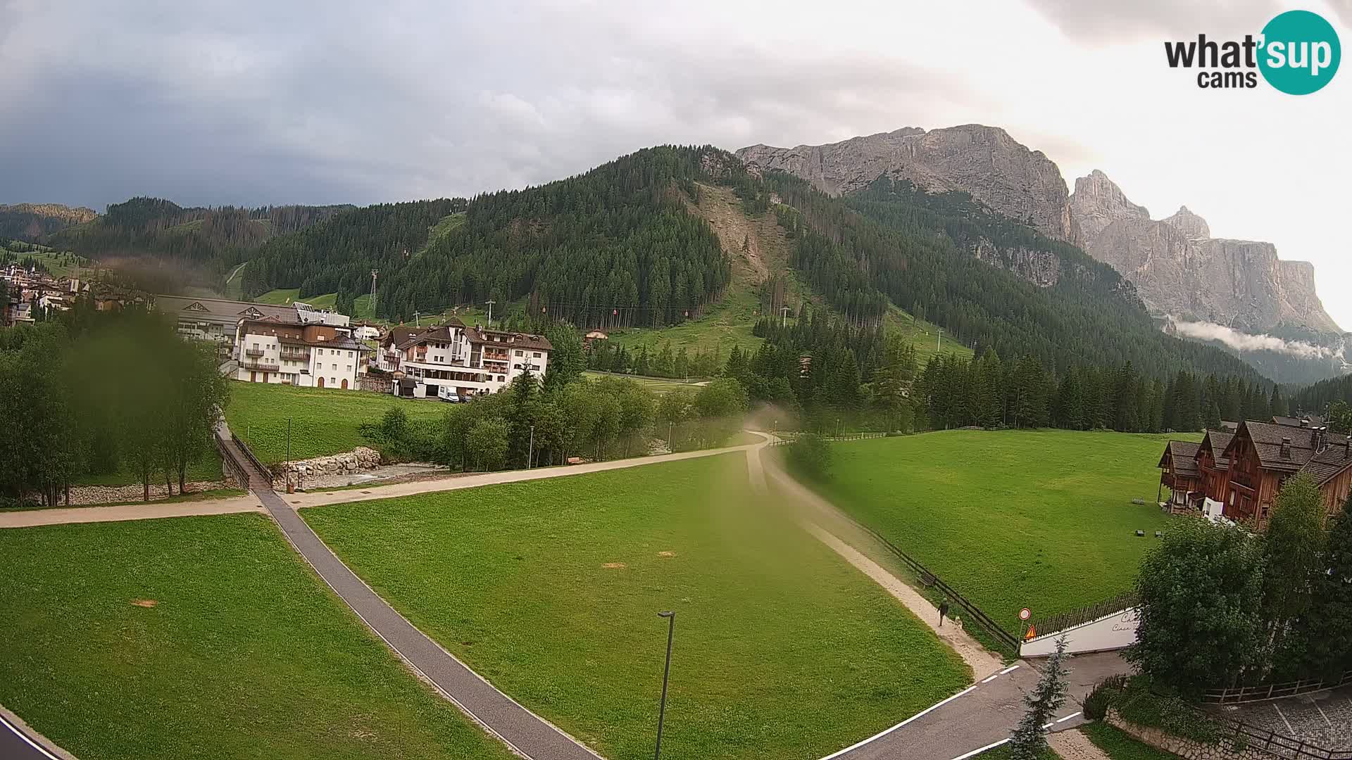 Webcam Corvara | Vista spettacolare Gruppo del Sella