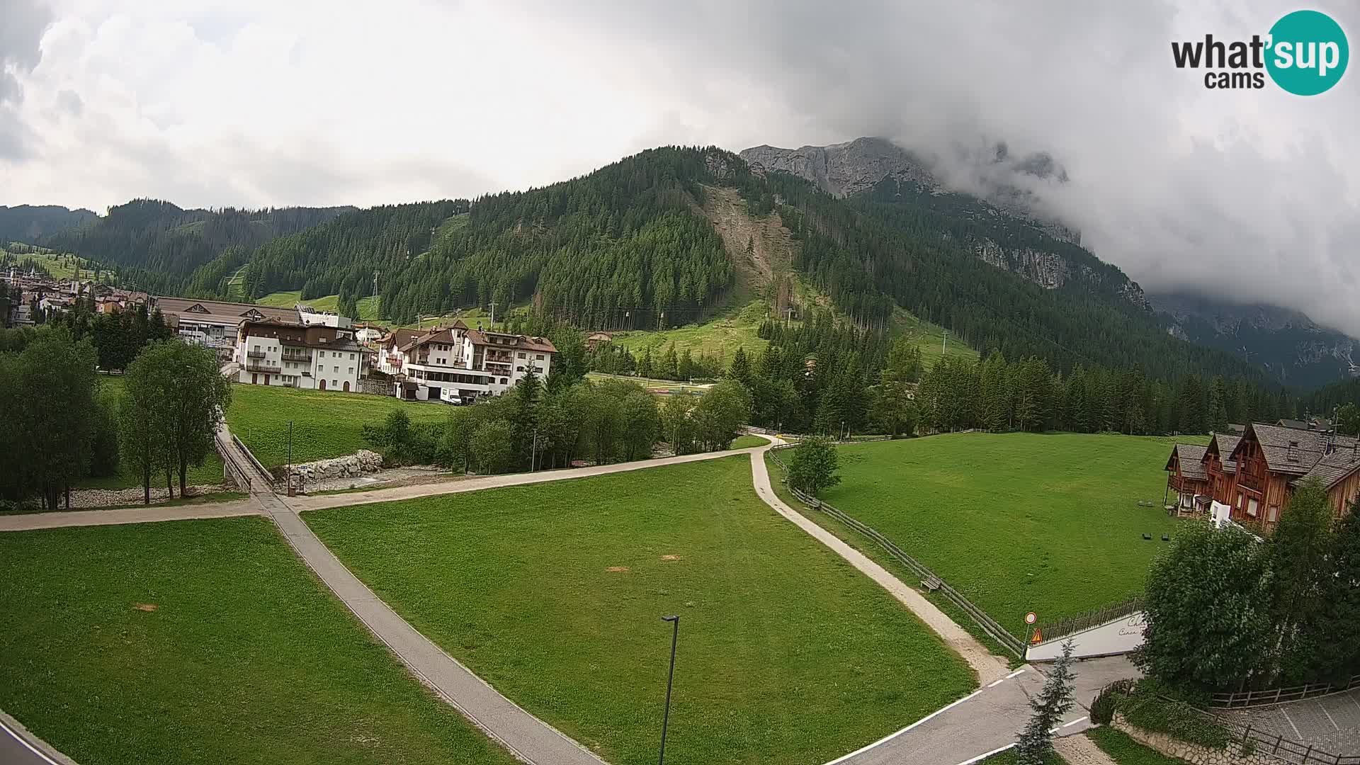 Webcam Corvara | Vista spettacolare Gruppo del Sella