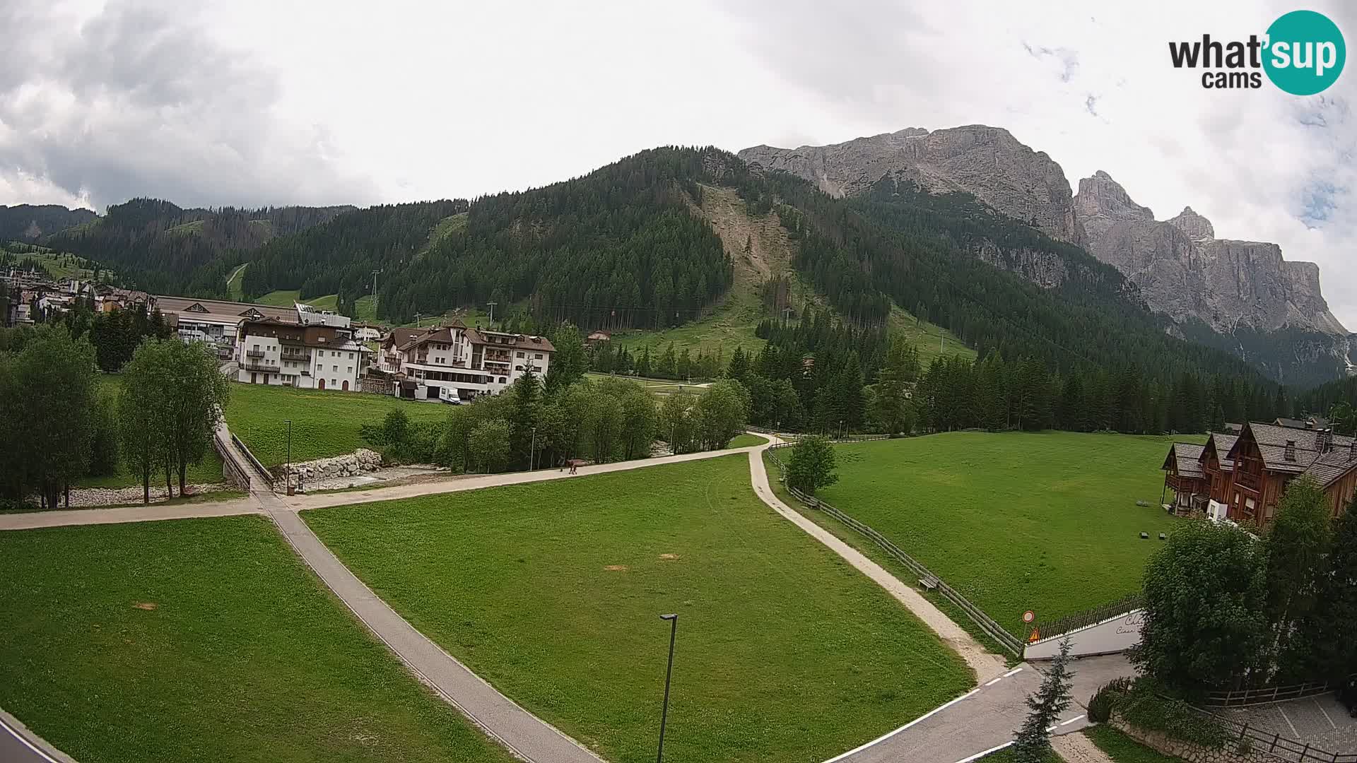 Corvara webcam | Spektakuläre Ausblicke auf die Sellagruppe