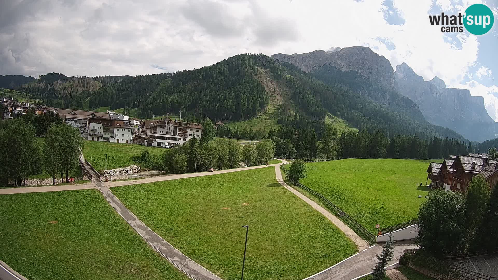 Webcam Corvara in Badia: Spectacular Views of the Sella Group
