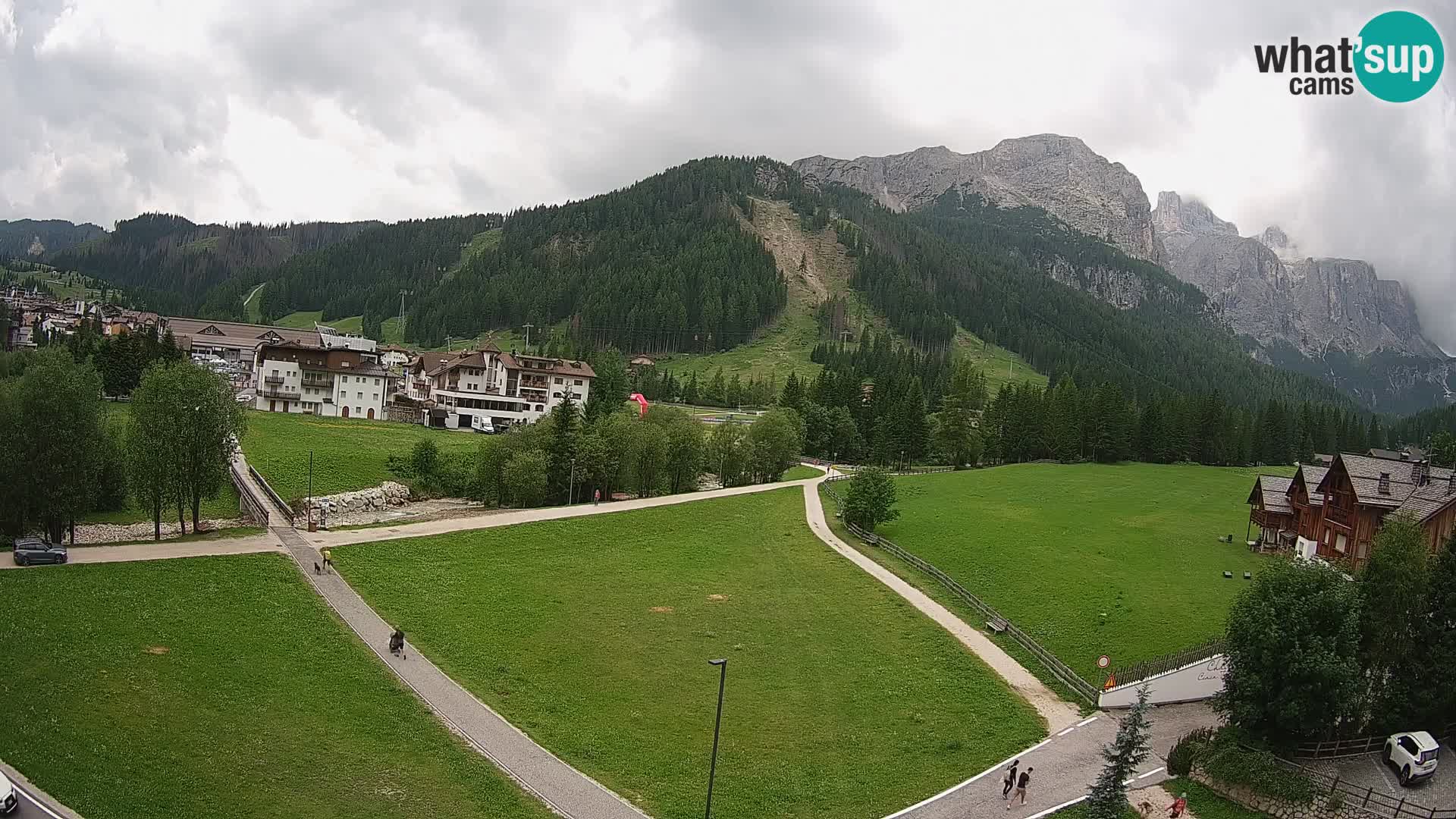Webcam Corvara in Badia: Spectacular Views of the Sella Group