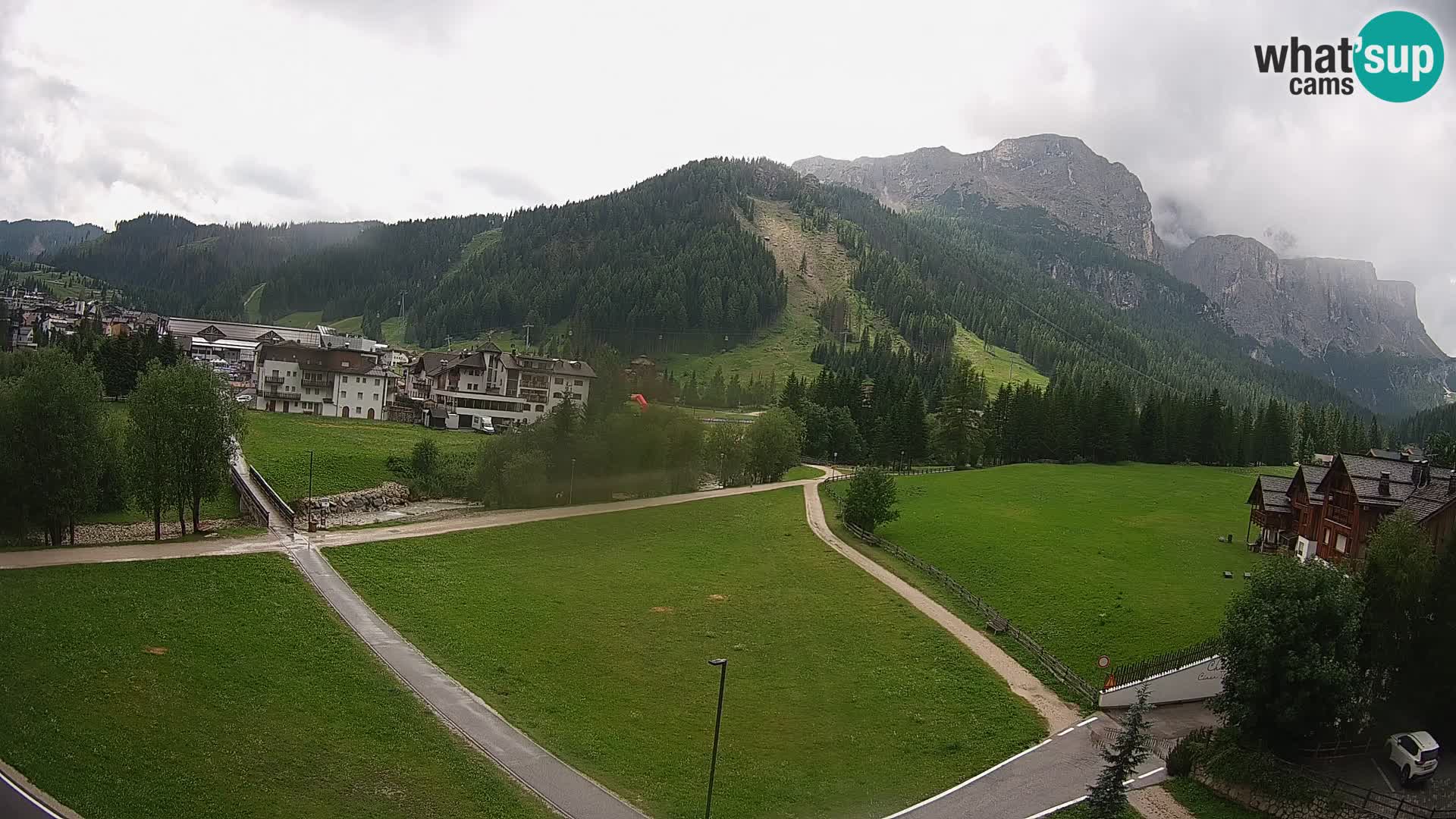 Webcam Corvara in Badia: Spectacular Views of the Sella Group