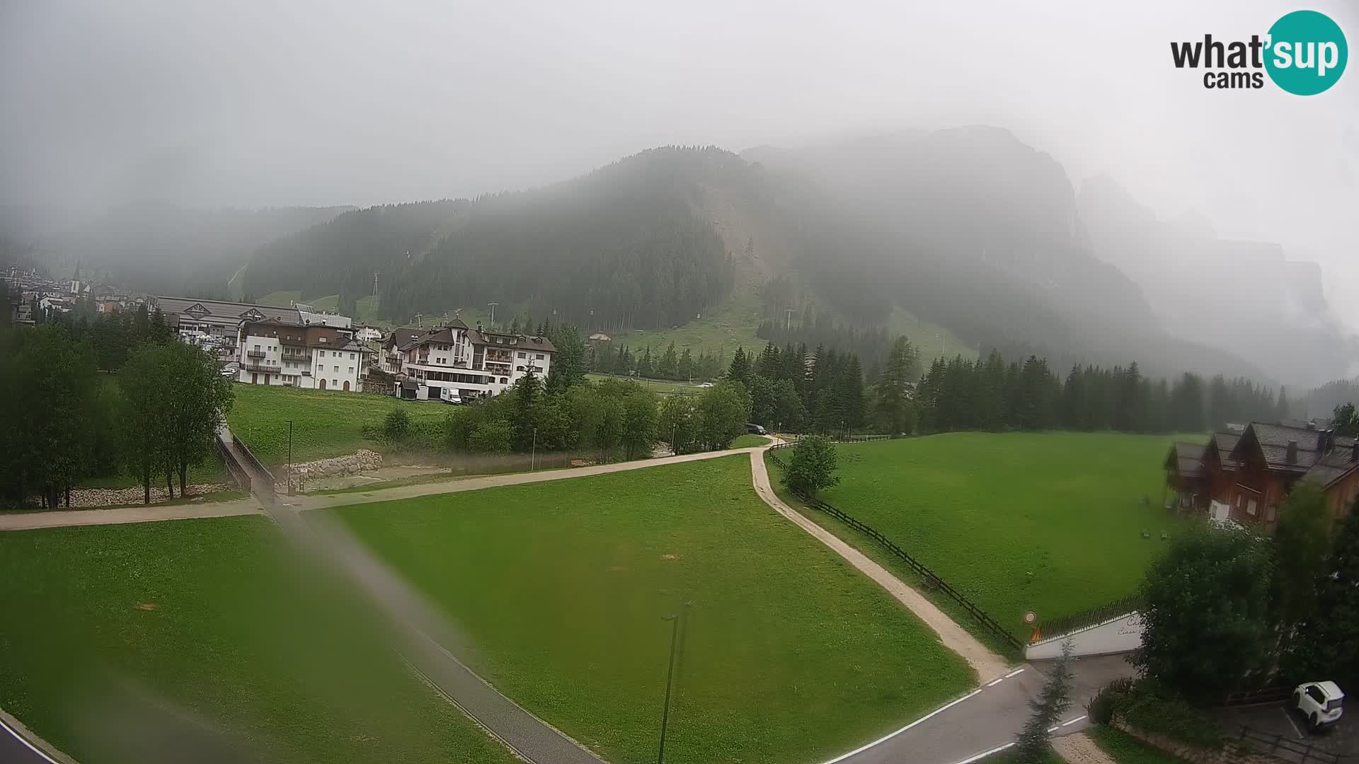 Webcam Corvara | Vista spettacolare Gruppo del Sella