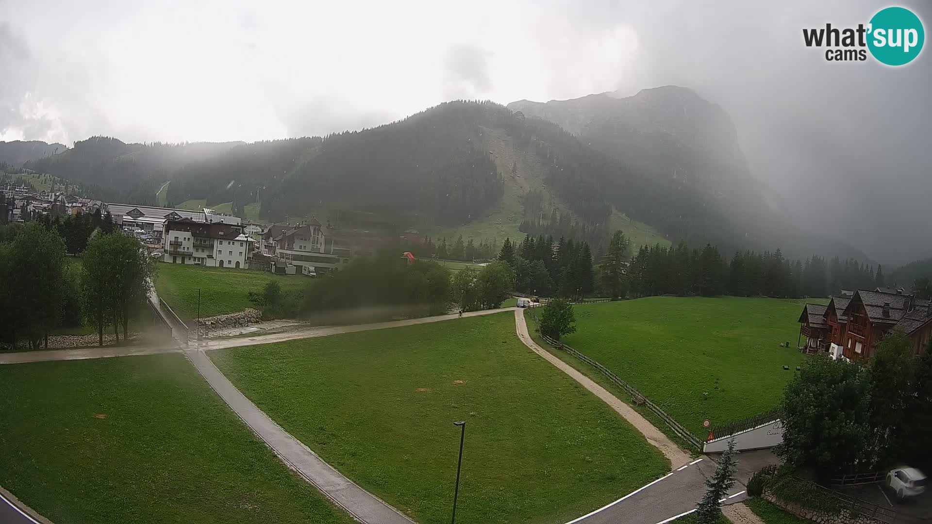 Corvara webcam | Spektakuläre Ausblicke auf die Sellagruppe