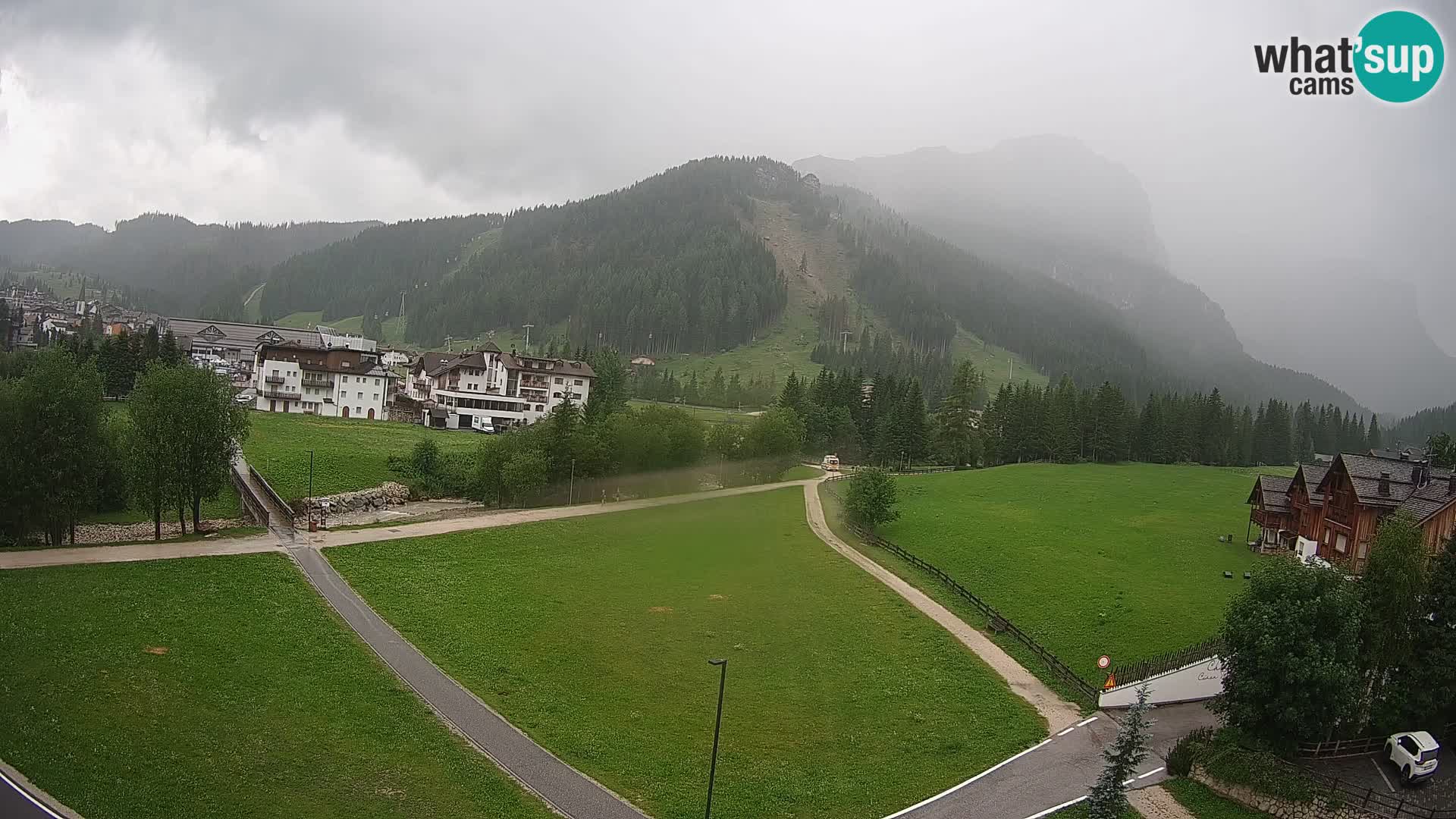 Webcam Corvara | Vista spettacolare Gruppo del Sella