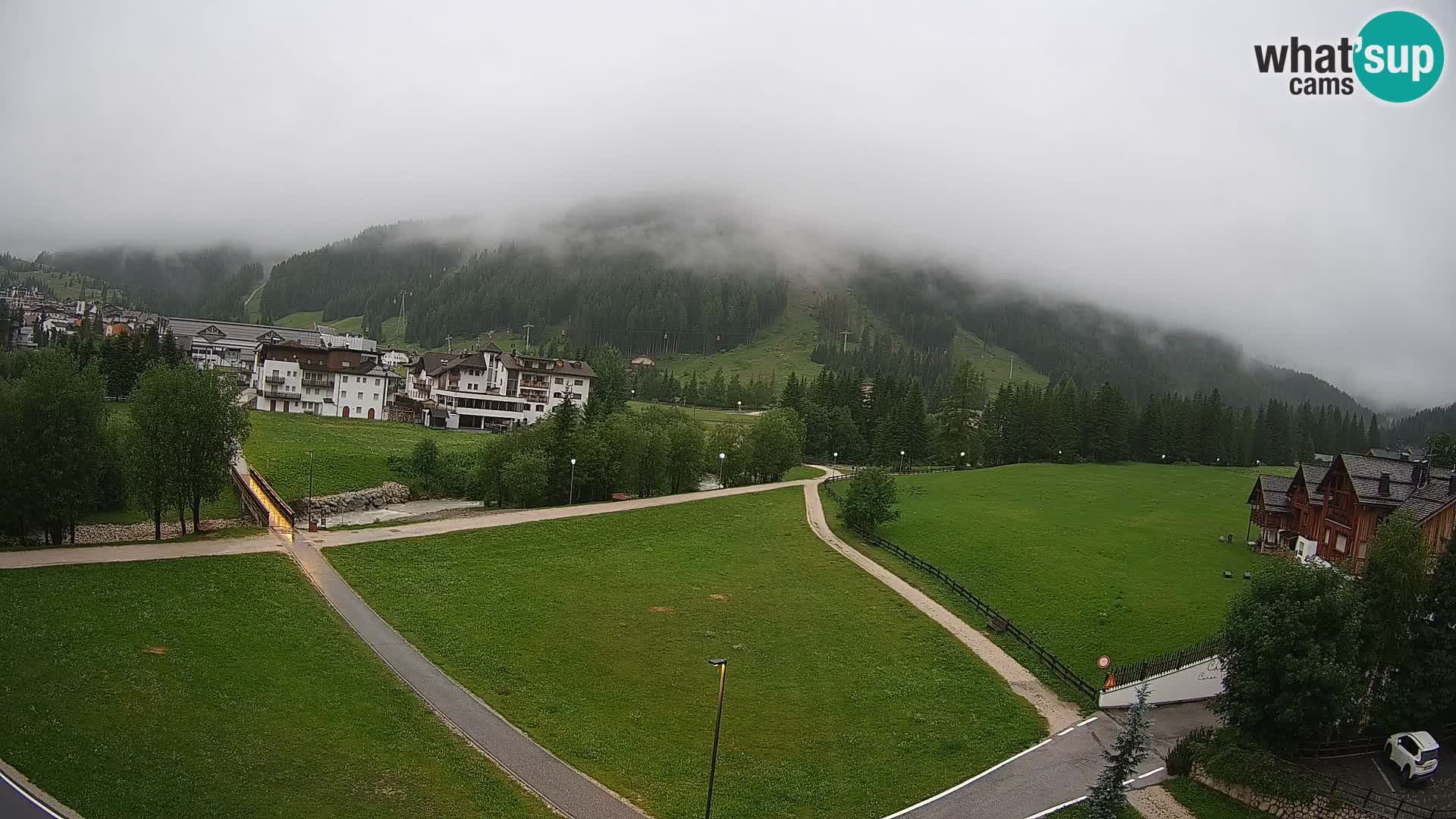 Webcam Corvara in Badia: Spectacular Views of the Sella Group