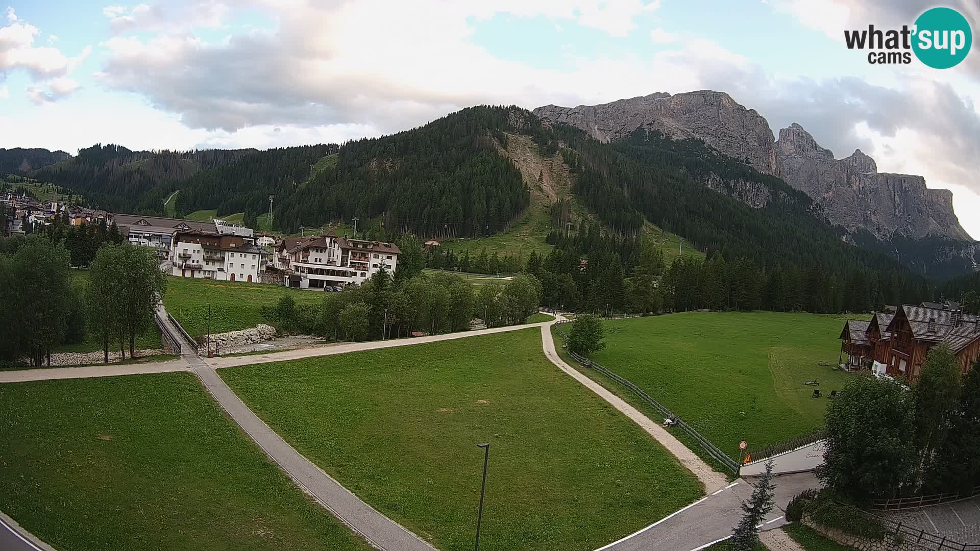 Webcam Corvara in Badia: Spectacular Views of the Sella Group