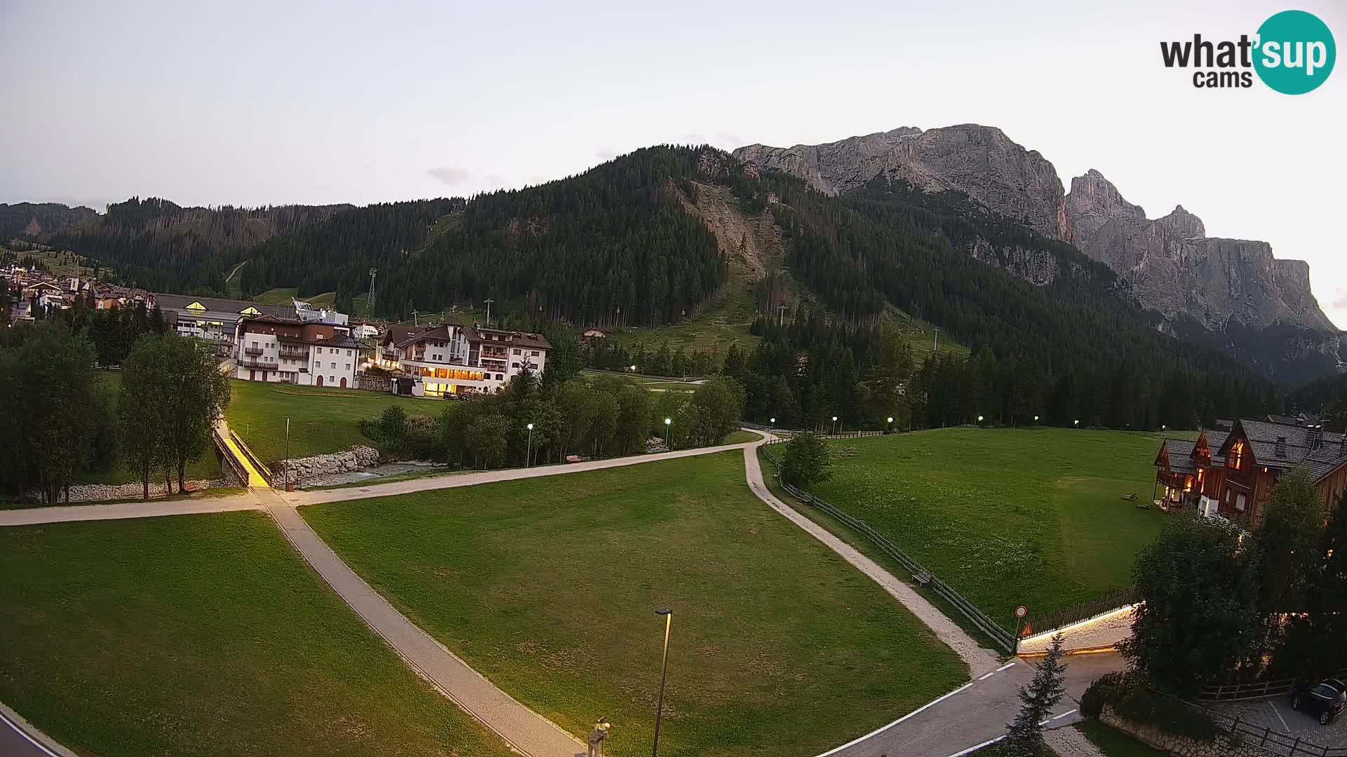 Webcam Corvara in Badia: Spectacular Views of the Sella Group