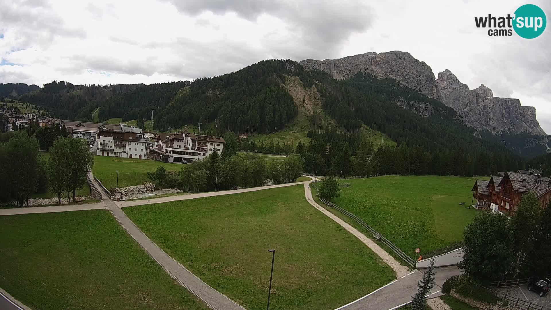Webcam Corvara in Badia: Spectacular Views of the Sella Group