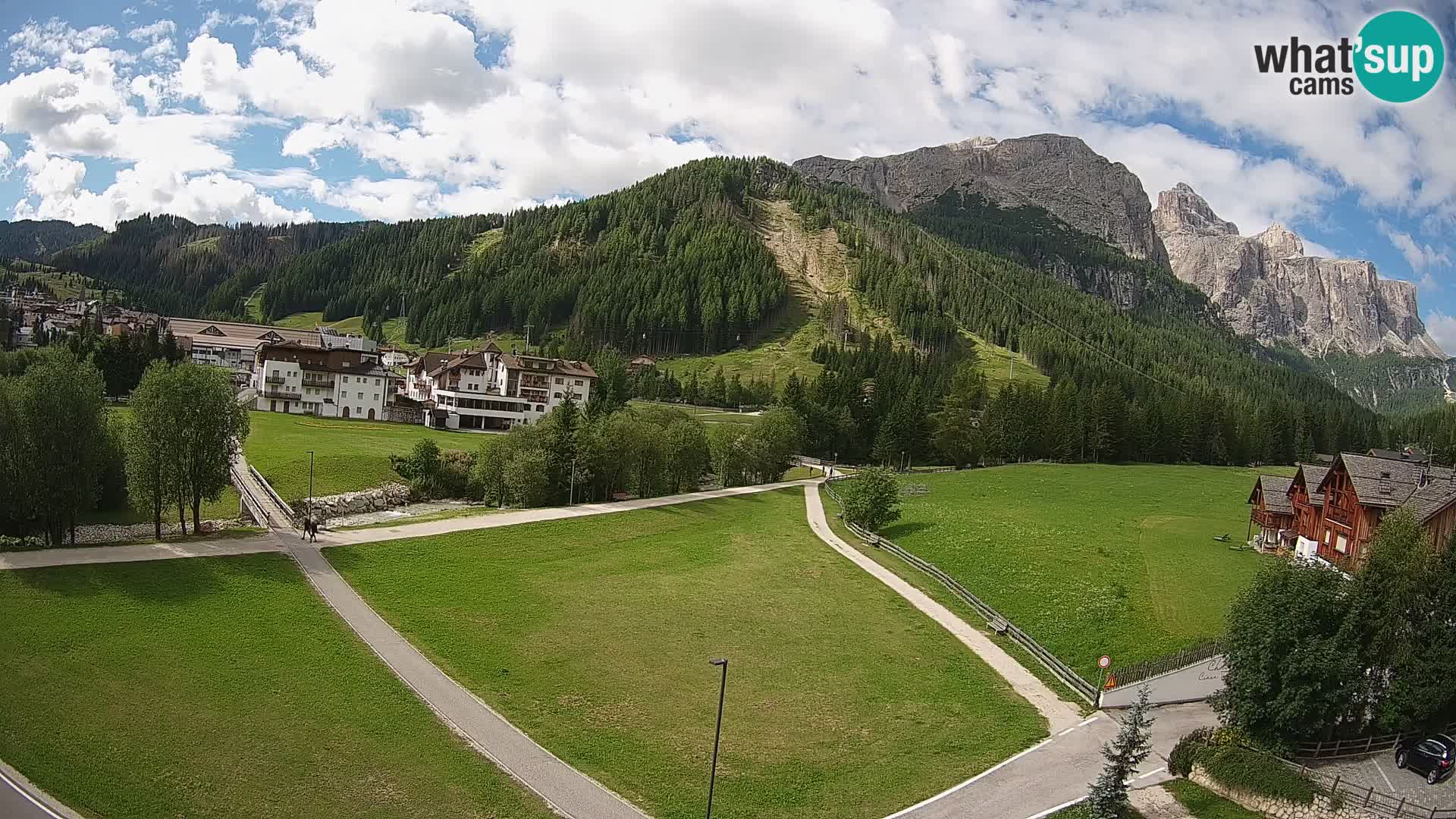 Camera en vivo Corvara | Vistas espectaculares del Grupo Sella
