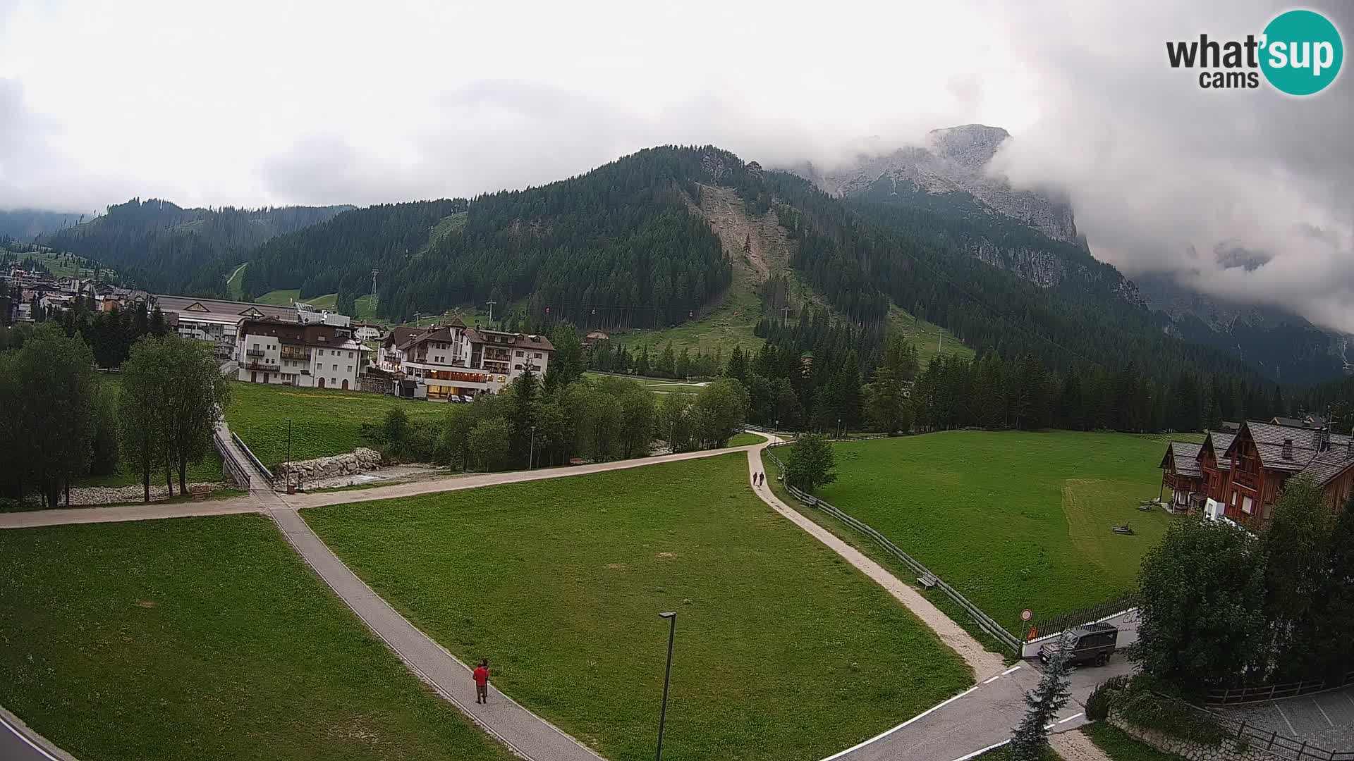 Webcam Corvara in Badia: Spectacular Views of the Sella Group