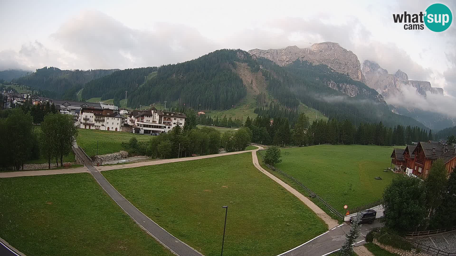 Camera en vivo Corvara | Vistas espectaculares del Grupo Sella