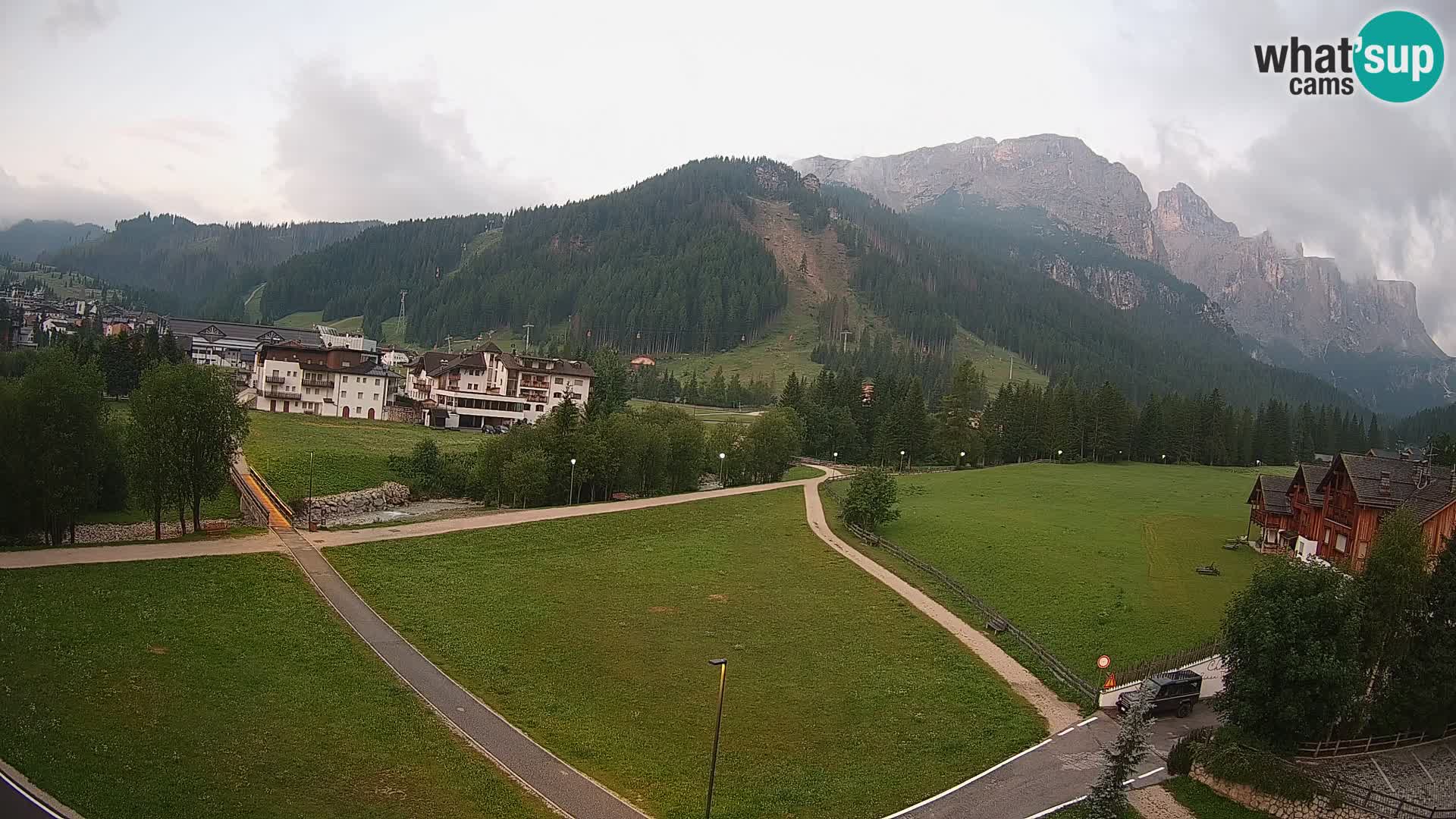 Camera en vivo Corvara | Vistas espectaculares del Grupo Sella