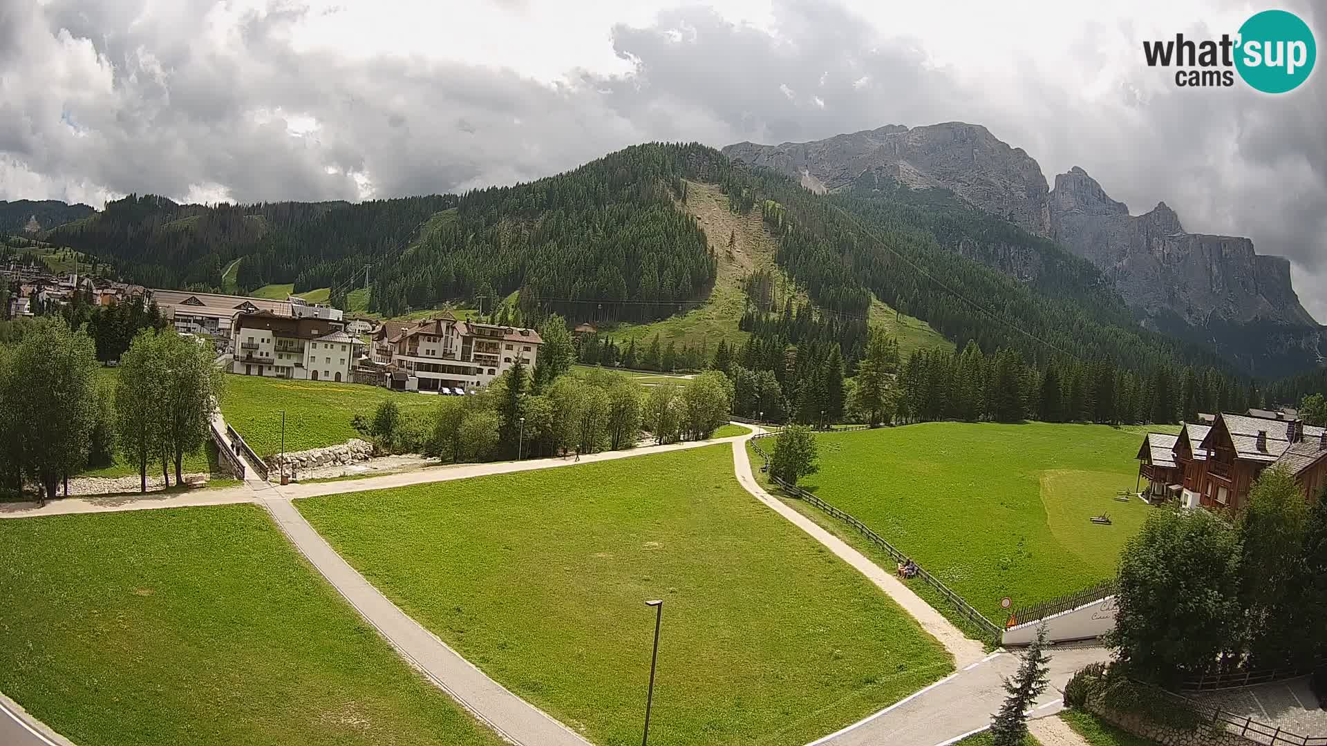Webcam Corvara in Badia: Spectacular Views of the Sella Group