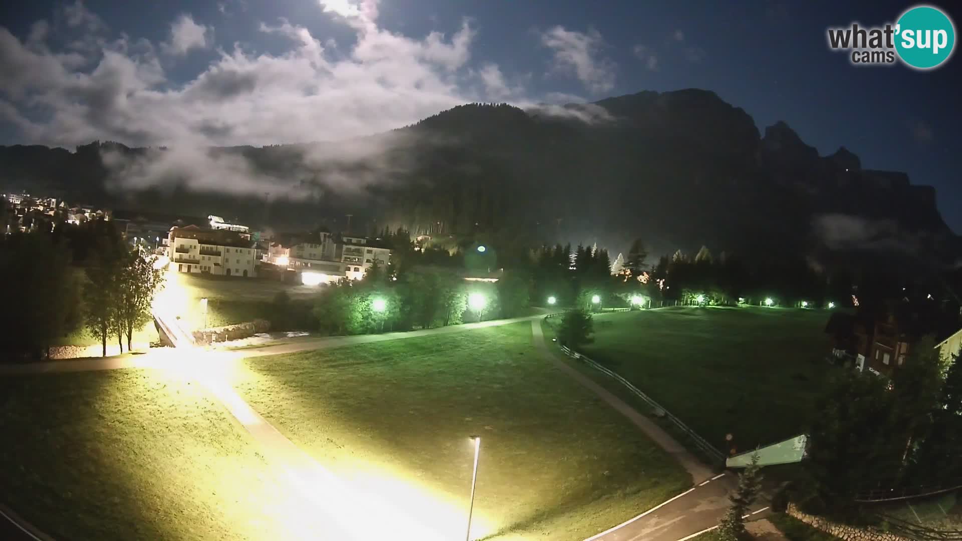 Webcam Corvara | Vista spettacolare Gruppo del Sella