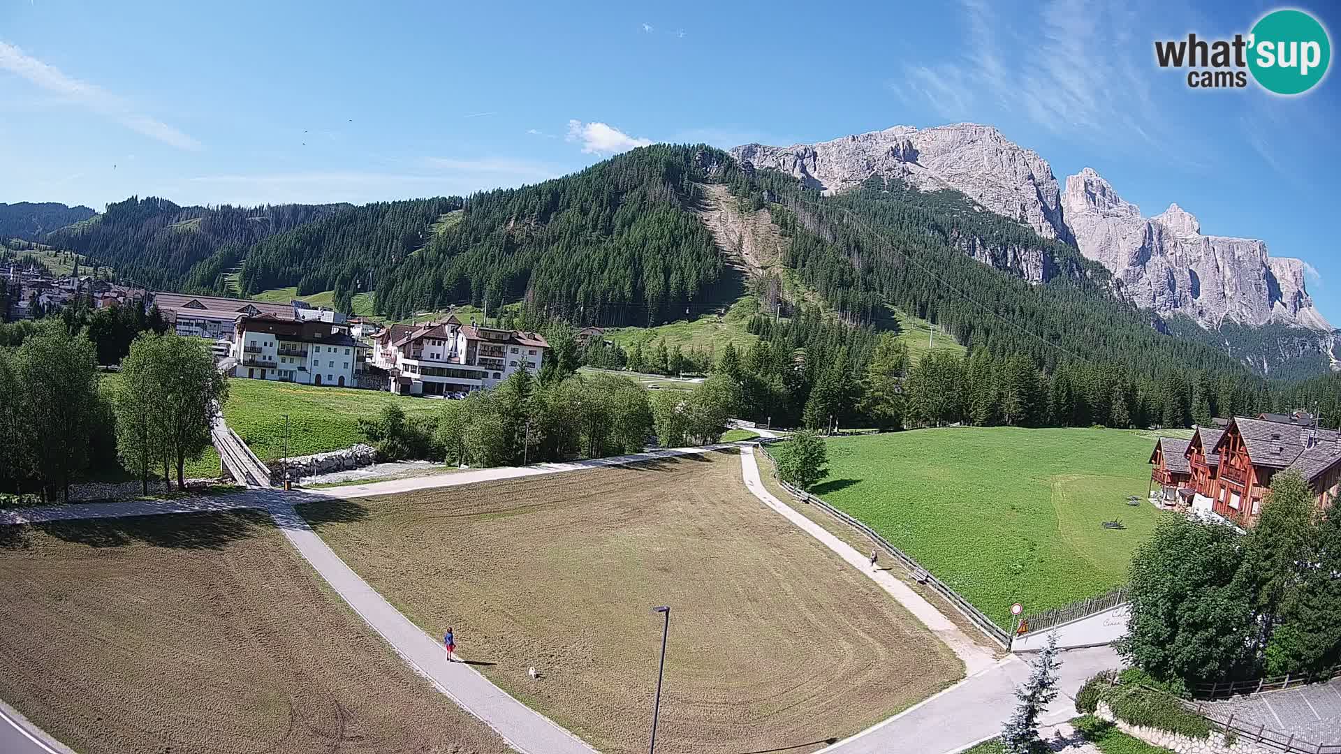 Webcam Corvara in Badia: Spectacular Views of the Sella Group