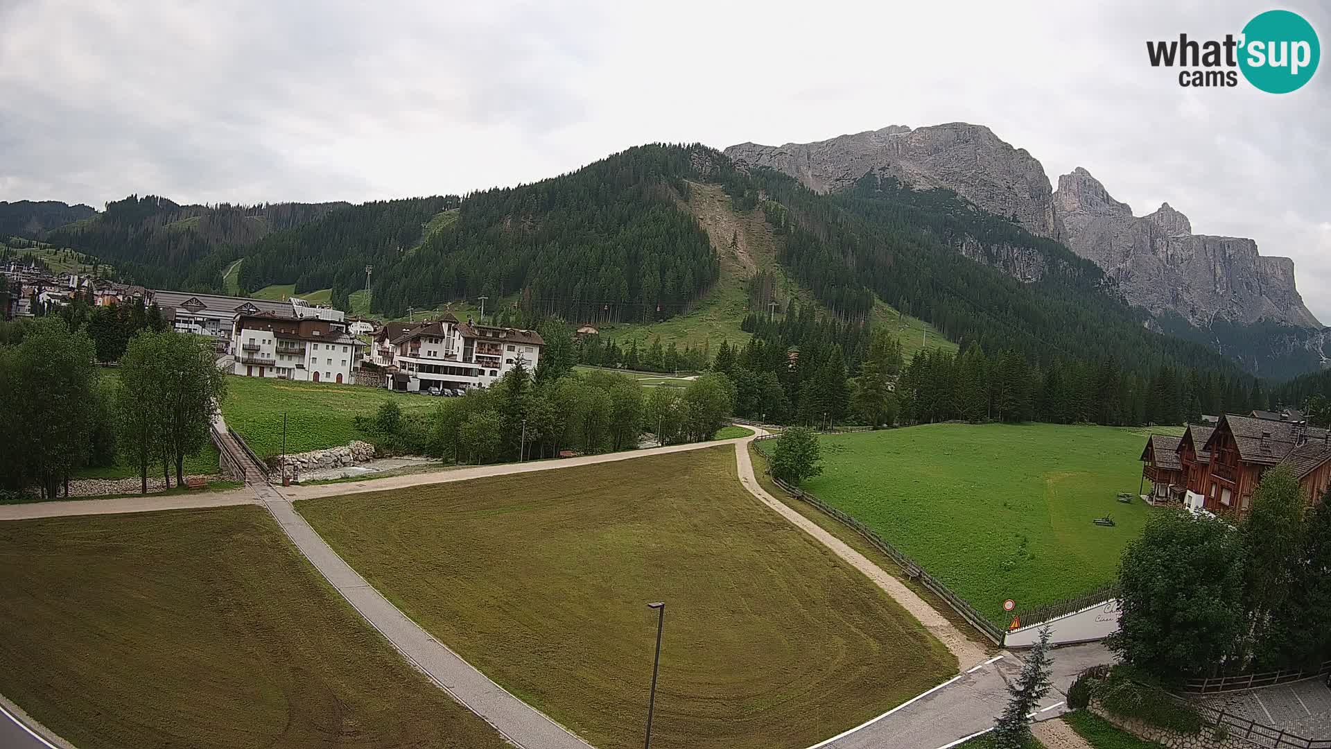 Webcam Corvara in Badia: Spectacular Views of the Sella Group