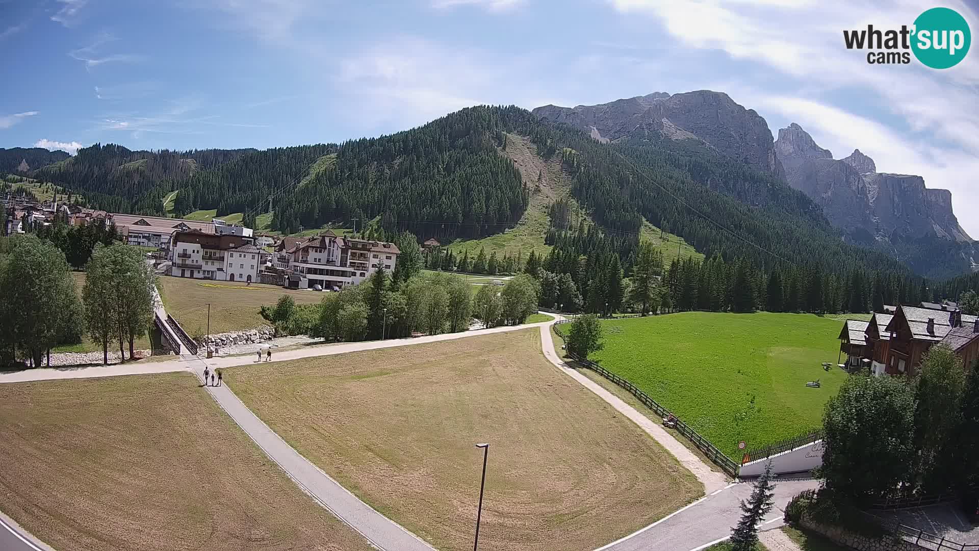 Webcam Corvara in Badia: Spectacular Views of the Sella Group