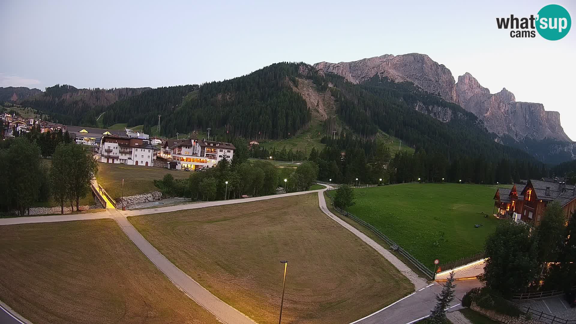 Webcam Corvara | Vista spettacolare Gruppo del Sella