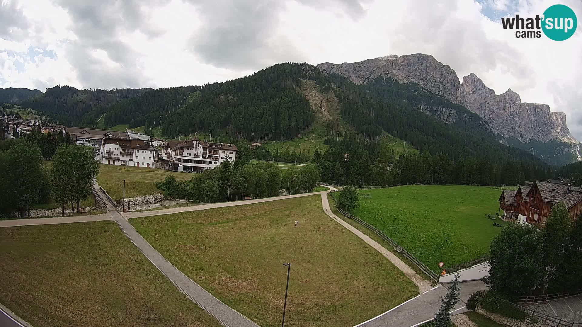 Webcam Corvara in Badia: Spectacular Views of the Sella Group