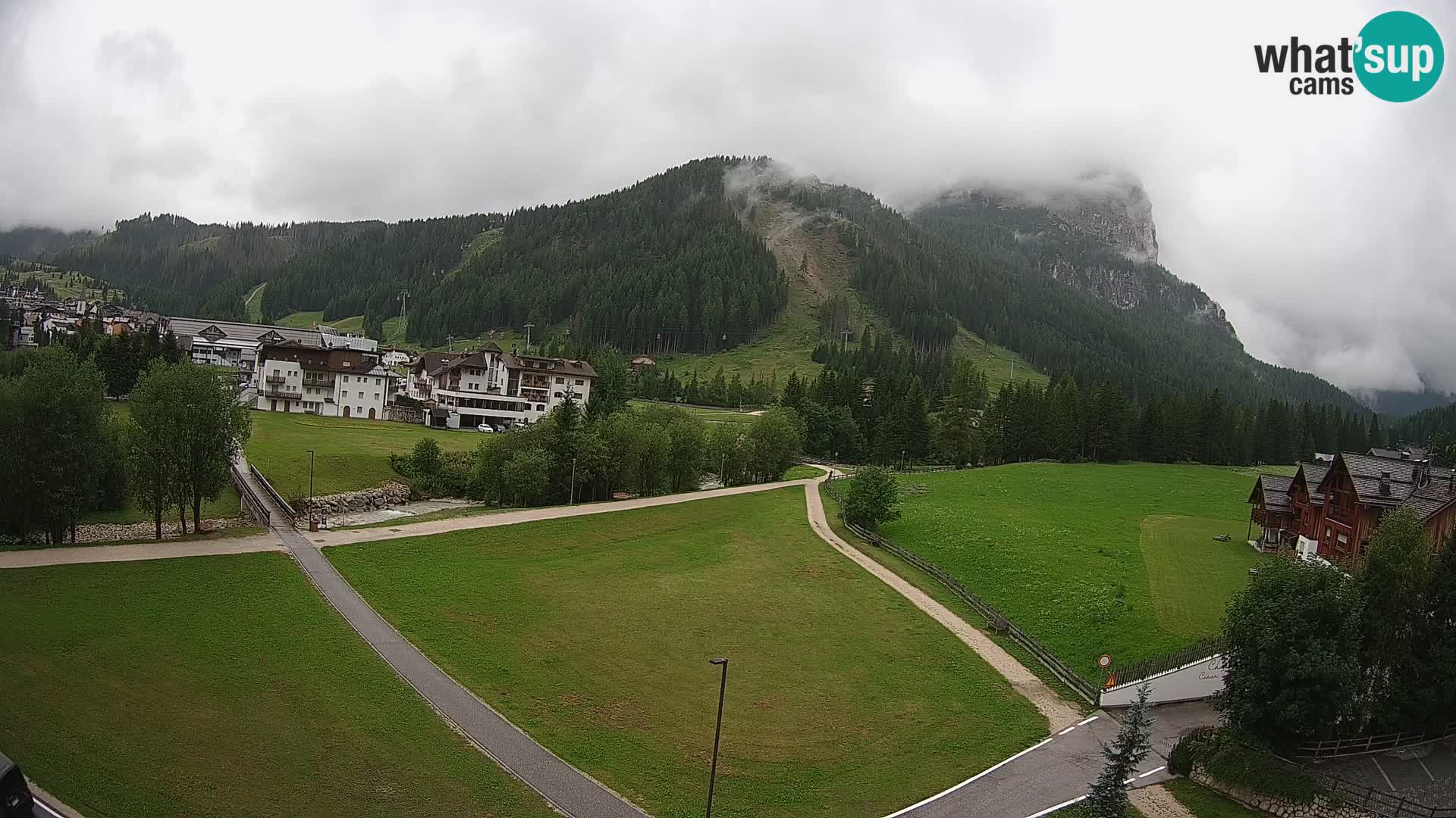 Webcam Corvara in Badia: Spectacular Views of the Sella Group