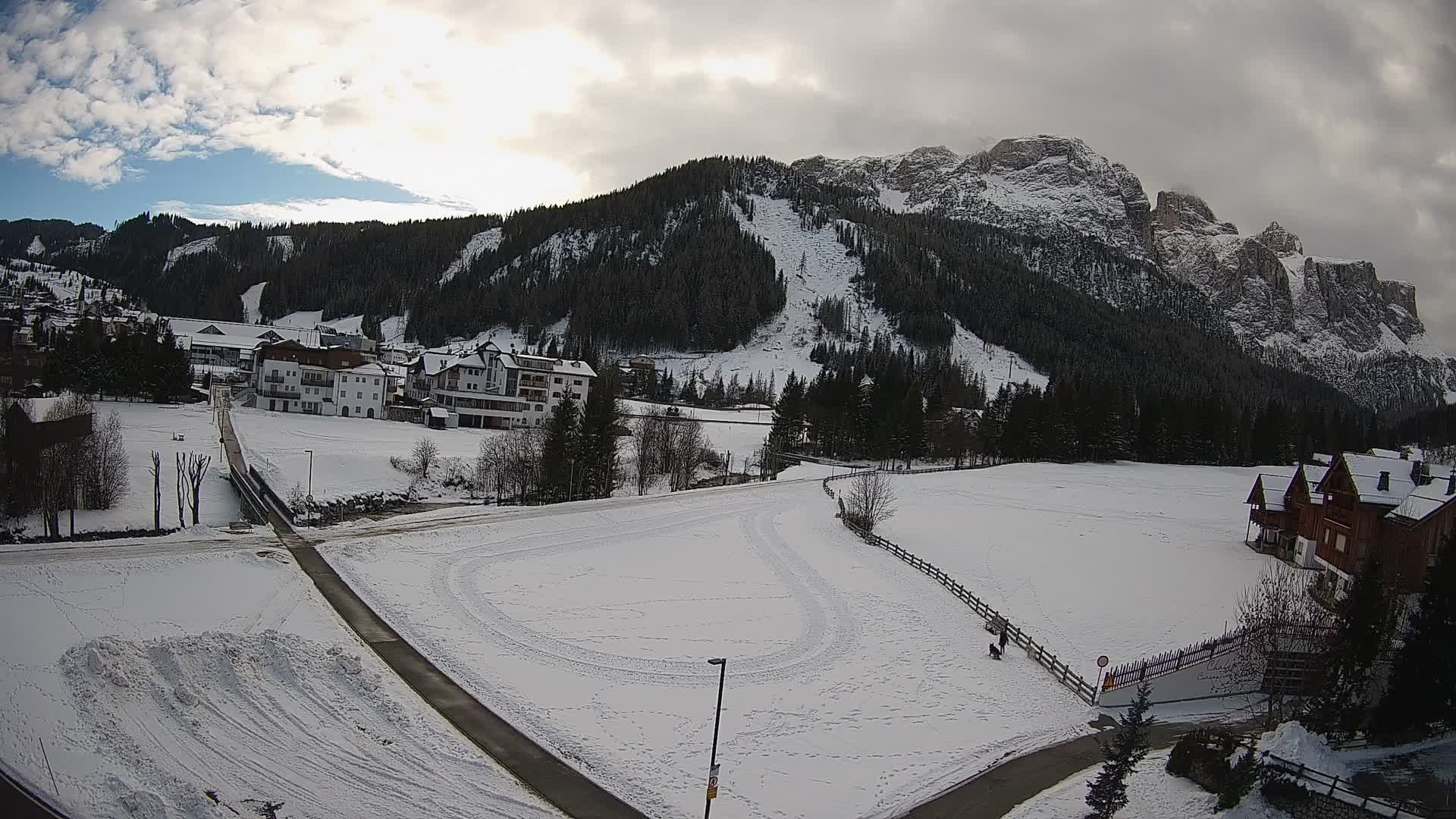 Webcam Corvara | Vista spettacolare Gruppo del Sella