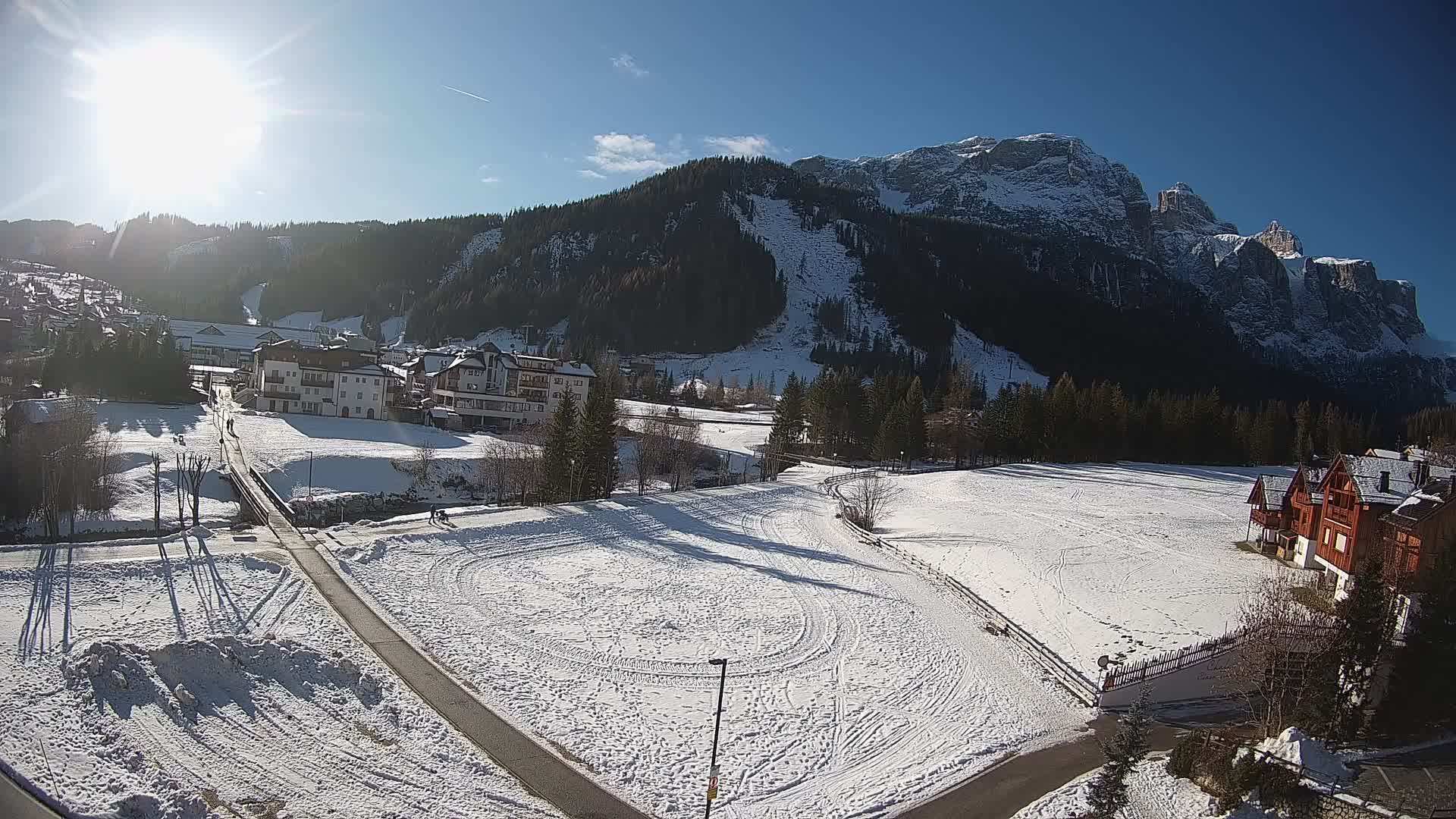 Webcam Corvara | Vista spettacolare Gruppo del Sella