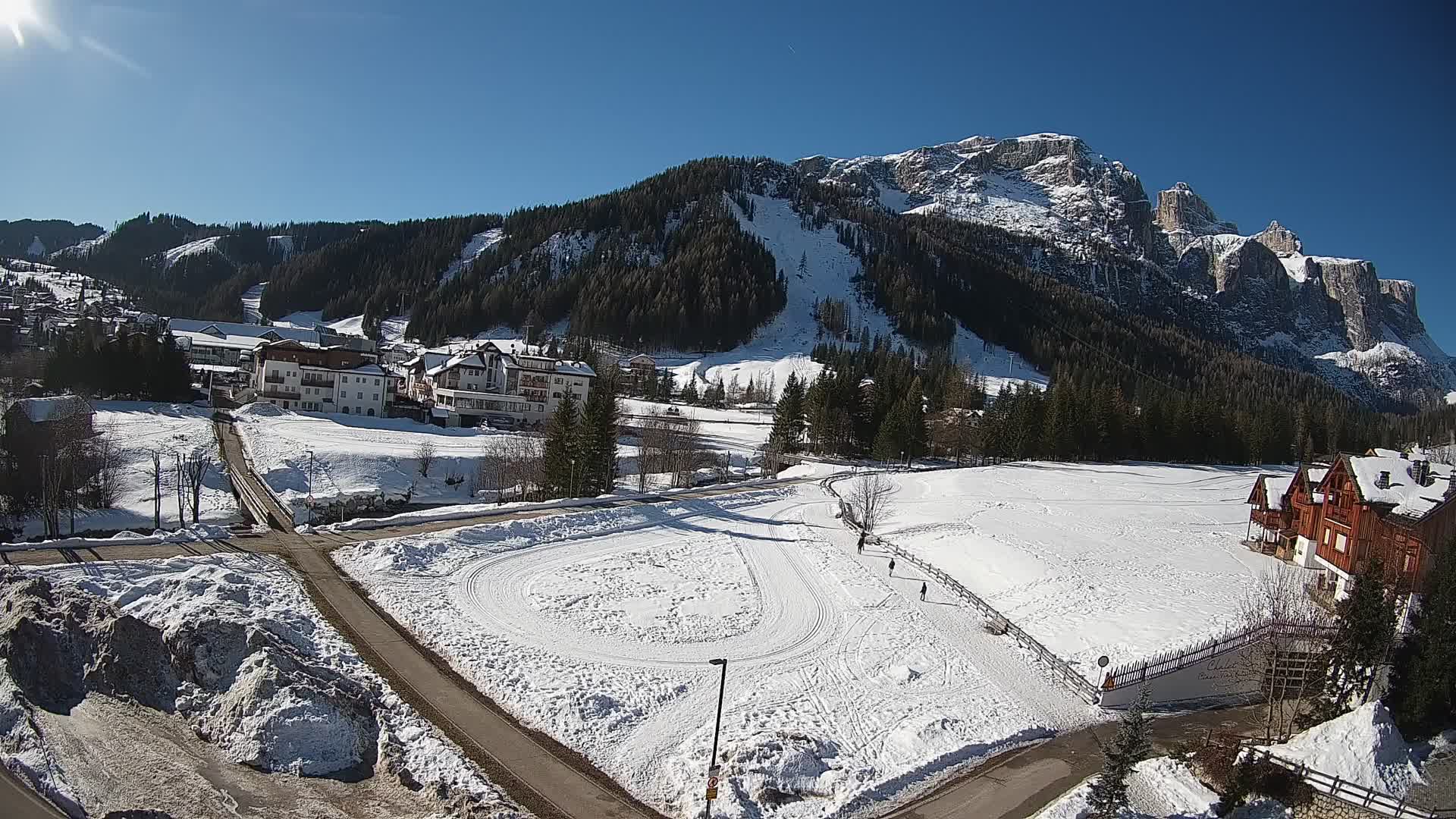 Corvara webcam | Spektakuläre Ausblicke auf die Sellagruppe