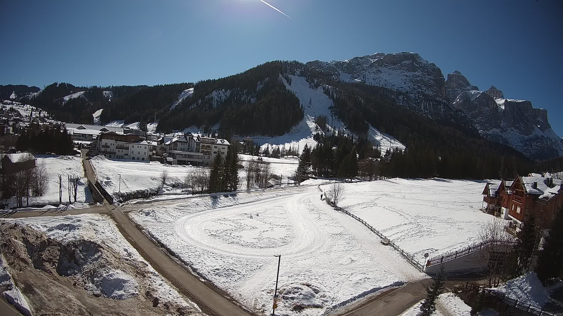 Webcam Corvara | Vista spettacolare Gruppo del Sella