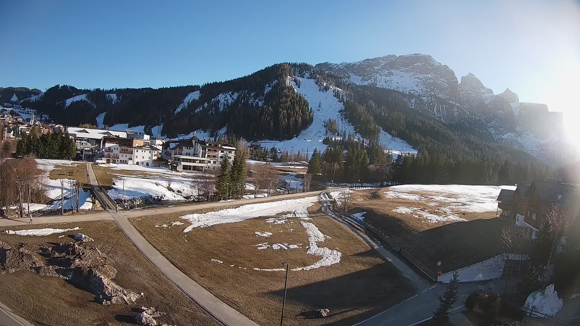 Webcam Corvara | Vista spettacolare Gruppo del Sella