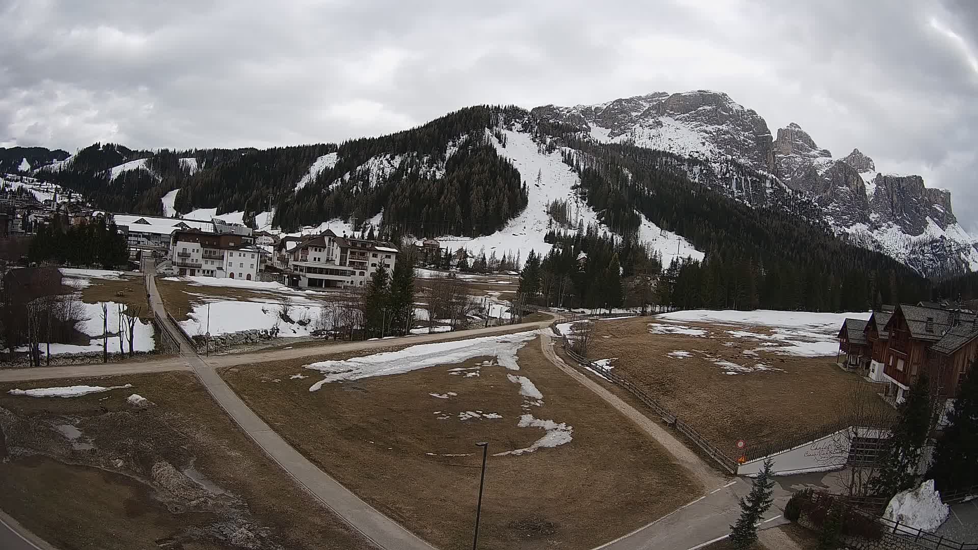 Webcam Corvara | Vista spettacolare Gruppo del Sella