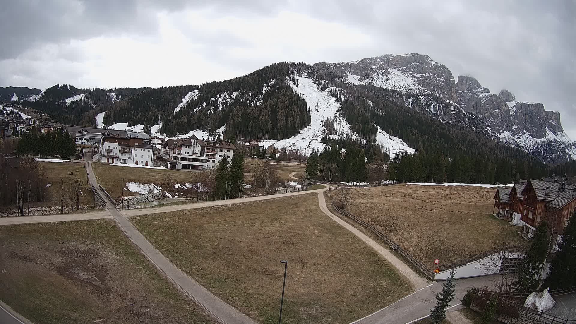 Webcam Corvara | Vista spettacolare Gruppo del Sella