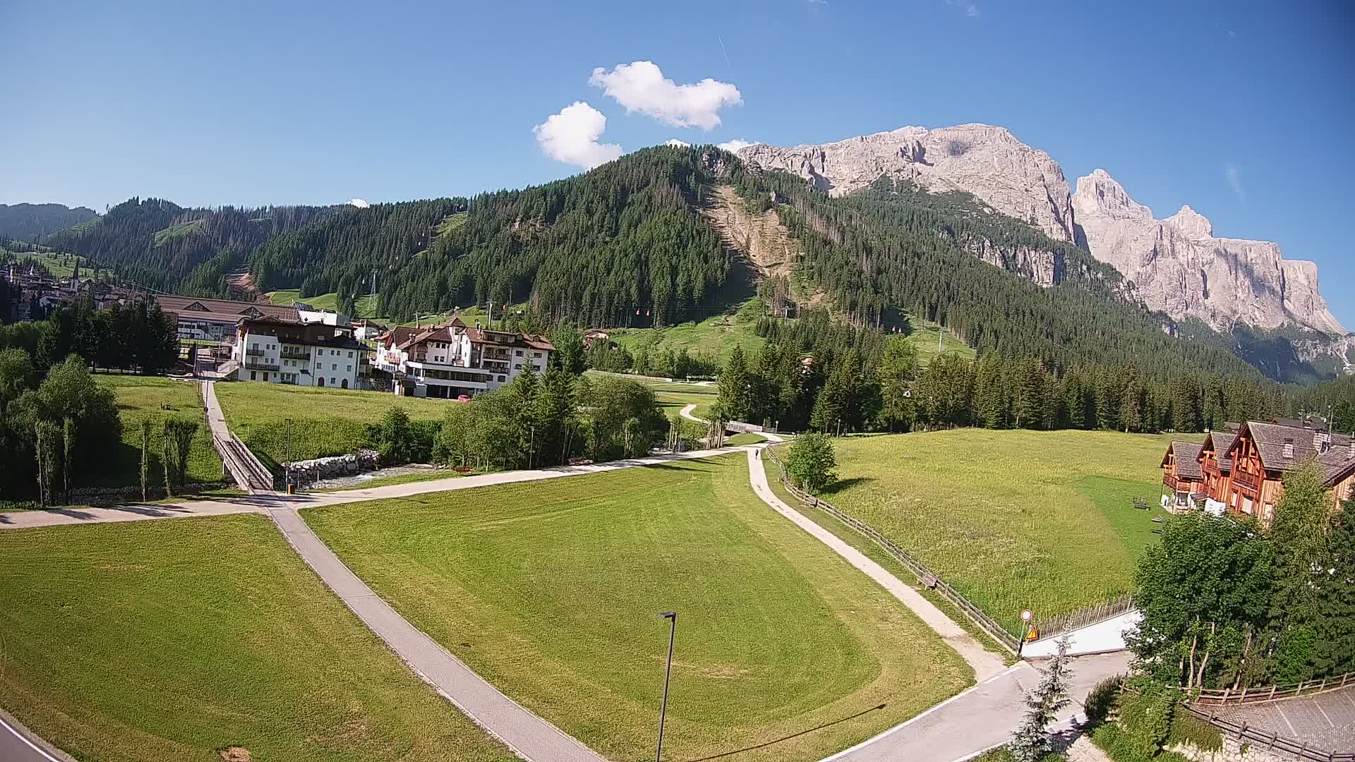 Camera en vivo Corvara | Vistas espectaculares del Grupo Sella
