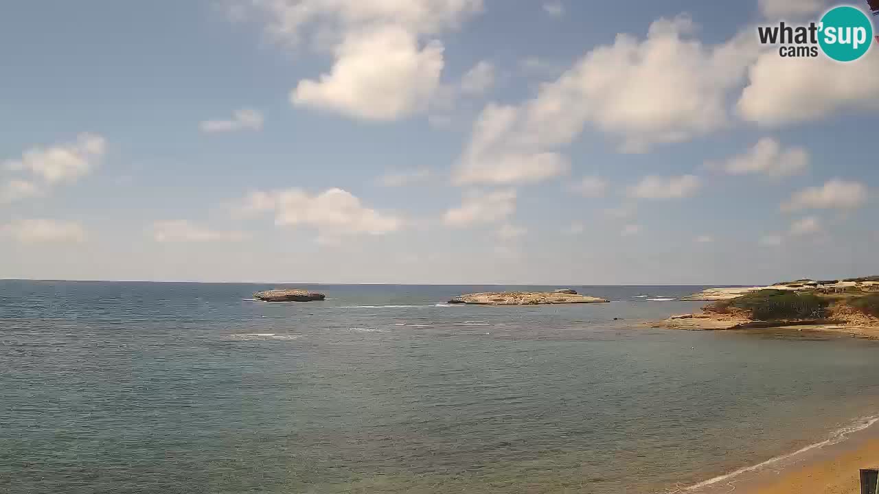 Sarchittu spletna kamera: Neposredni pogledi na osupljive plaže na Sardiniji, Italija