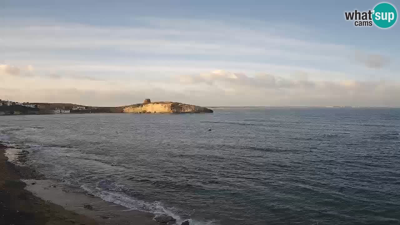 Sarchittu spletna kamera: Neposredni pogledi na osupljive plaže na Sardiniji, Italija