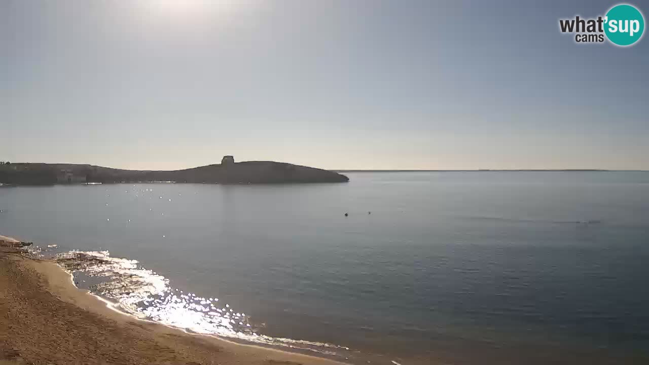 Sarchittu spletna kamera: Neposredni pogledi na osupljive plaže na Sardiniji, Italija