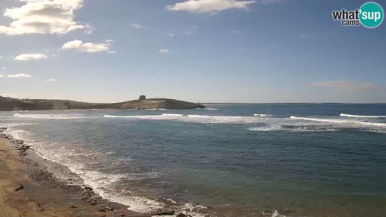 Sarchittu spletna kamera: Neposredni pogledi na osupljive plaže na Sardiniji, Italija