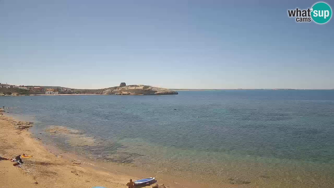 Sarchittu spletna kamera: Neposredni pogledi na osupljive plaže na Sardiniji, Italija