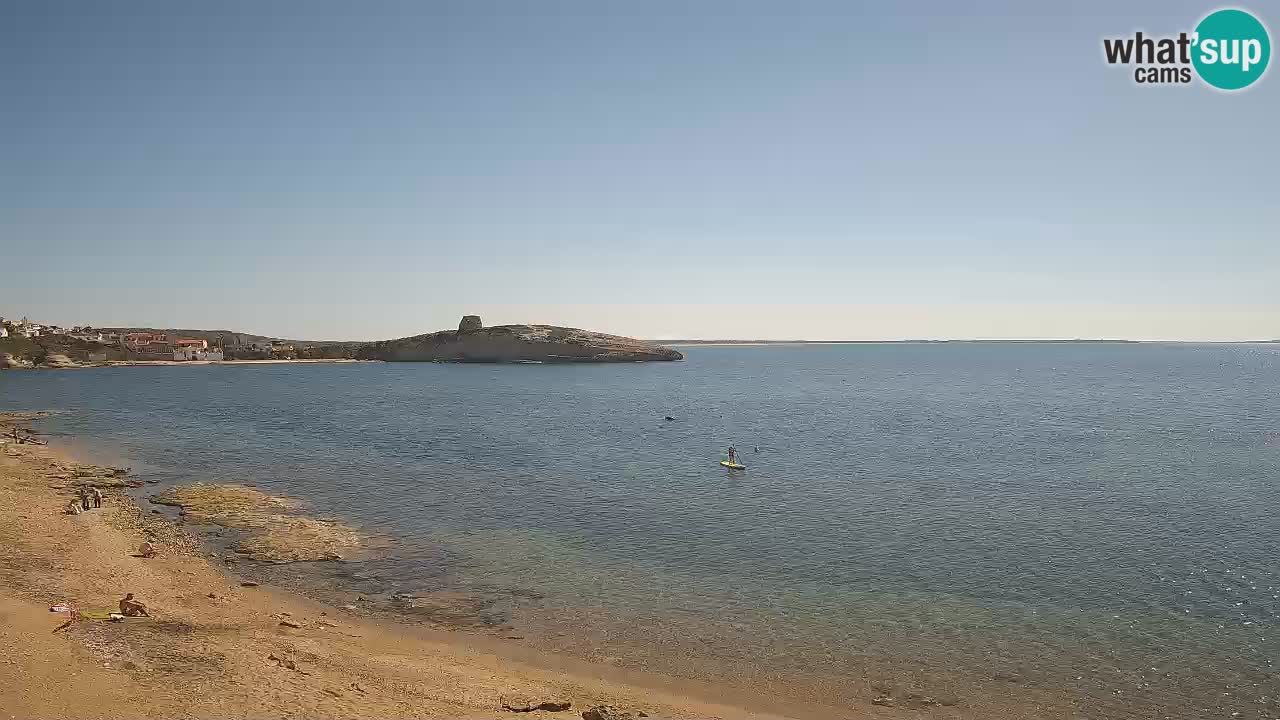 Sarchittu spletna kamera: Neposredni pogledi na osupljive plaže na Sardiniji, Italija