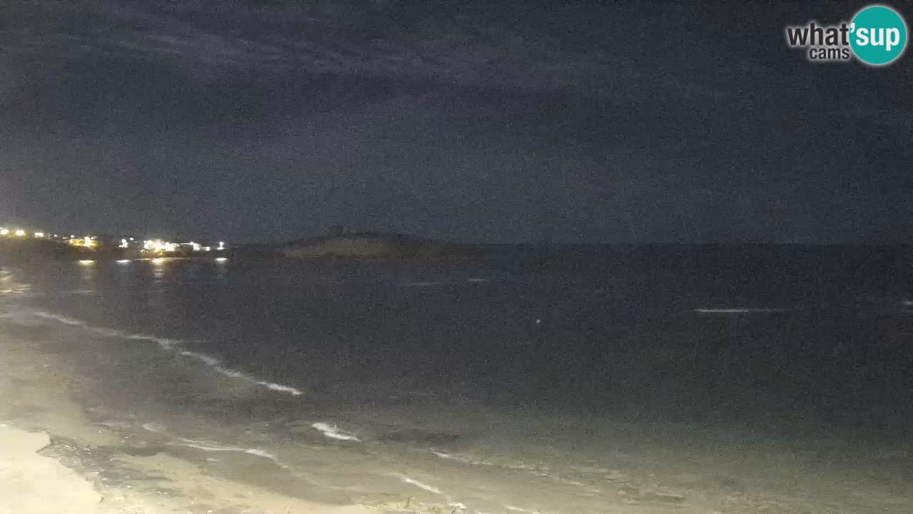 Sarchittu spletna kamera: Neposredni pogledi na osupljive plaže na Sardiniji, Italija